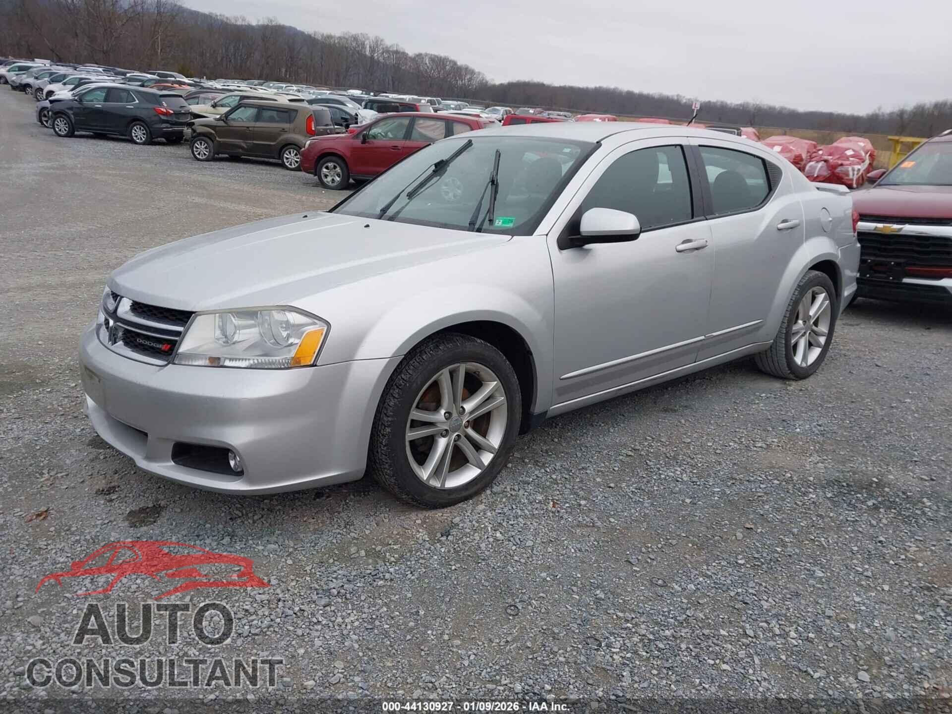 DODGE AVENGER 2012 - 1C3CDZEG5CN258666