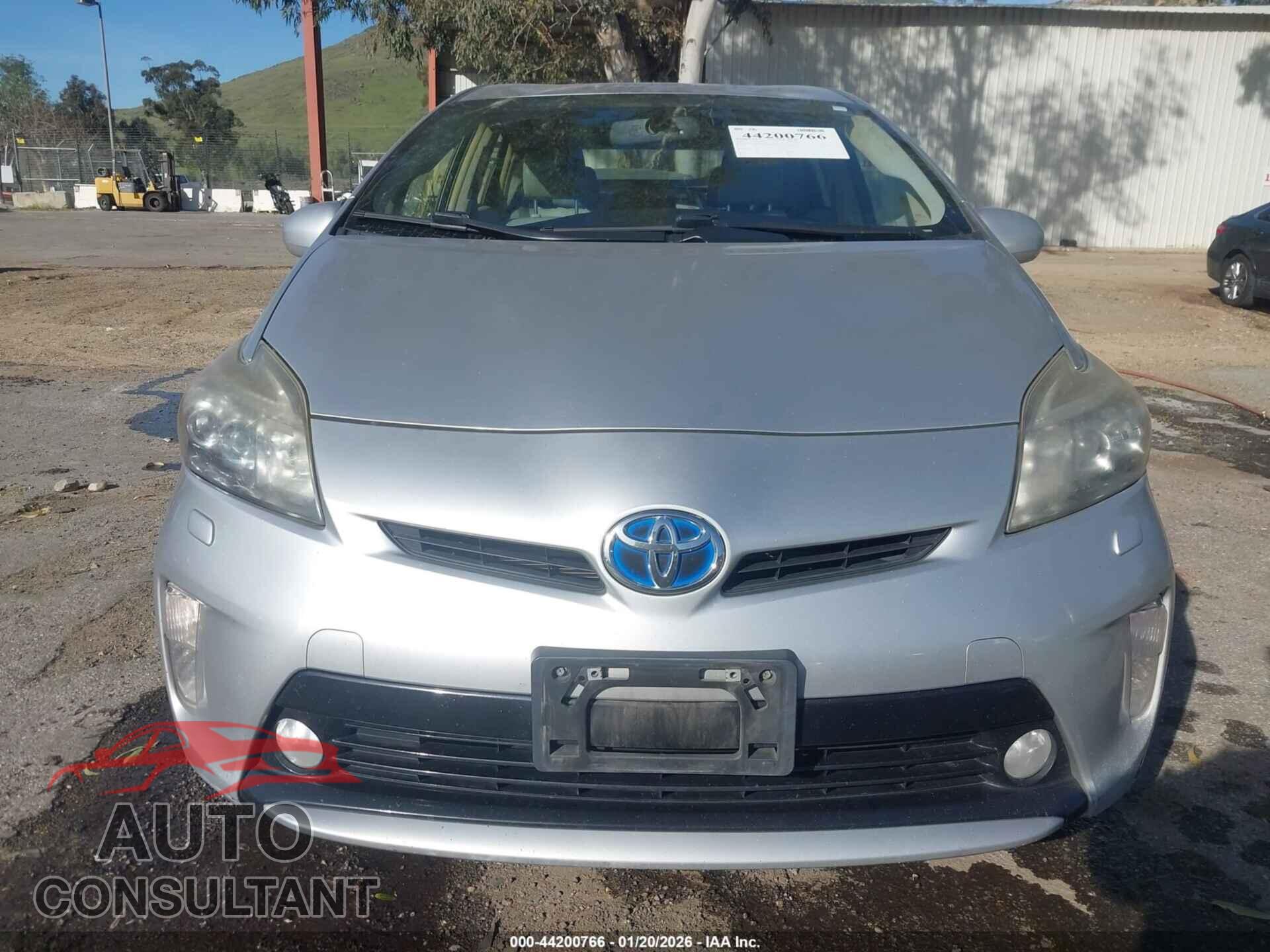 TOYOTA PRIUS 2012 - JTDKN3DU9C1527770