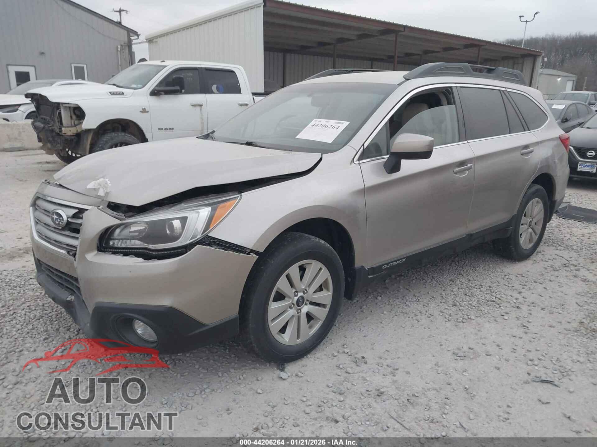 SUBARU OUTBACK 2015 - 4S4BSACC2F3352935