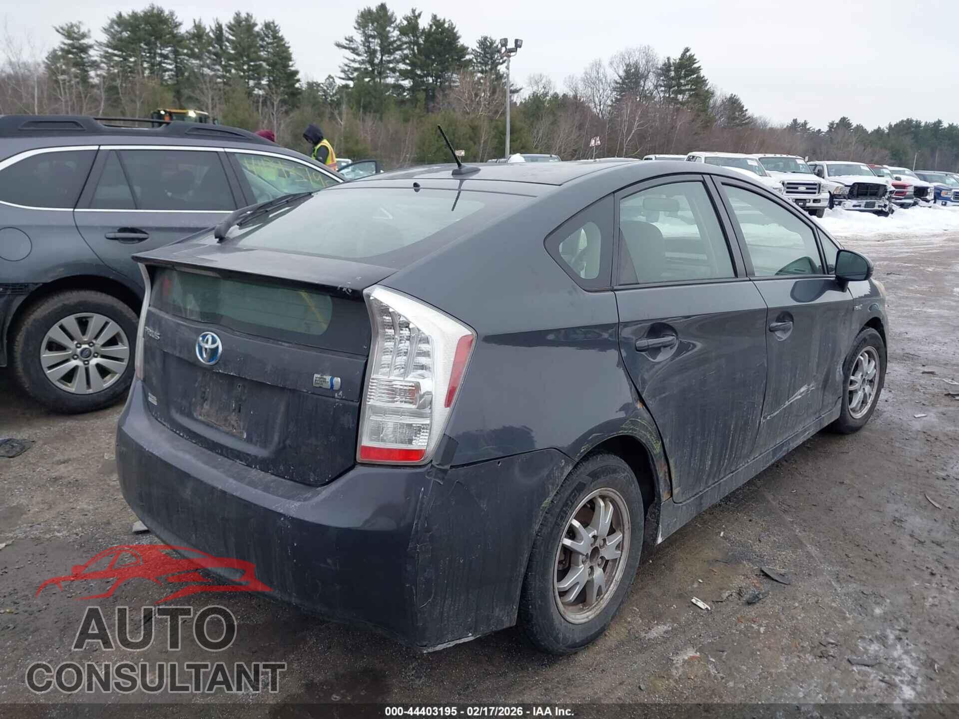 TOYOTA PRIUS 2011 - JTDKN3DU8B1432728