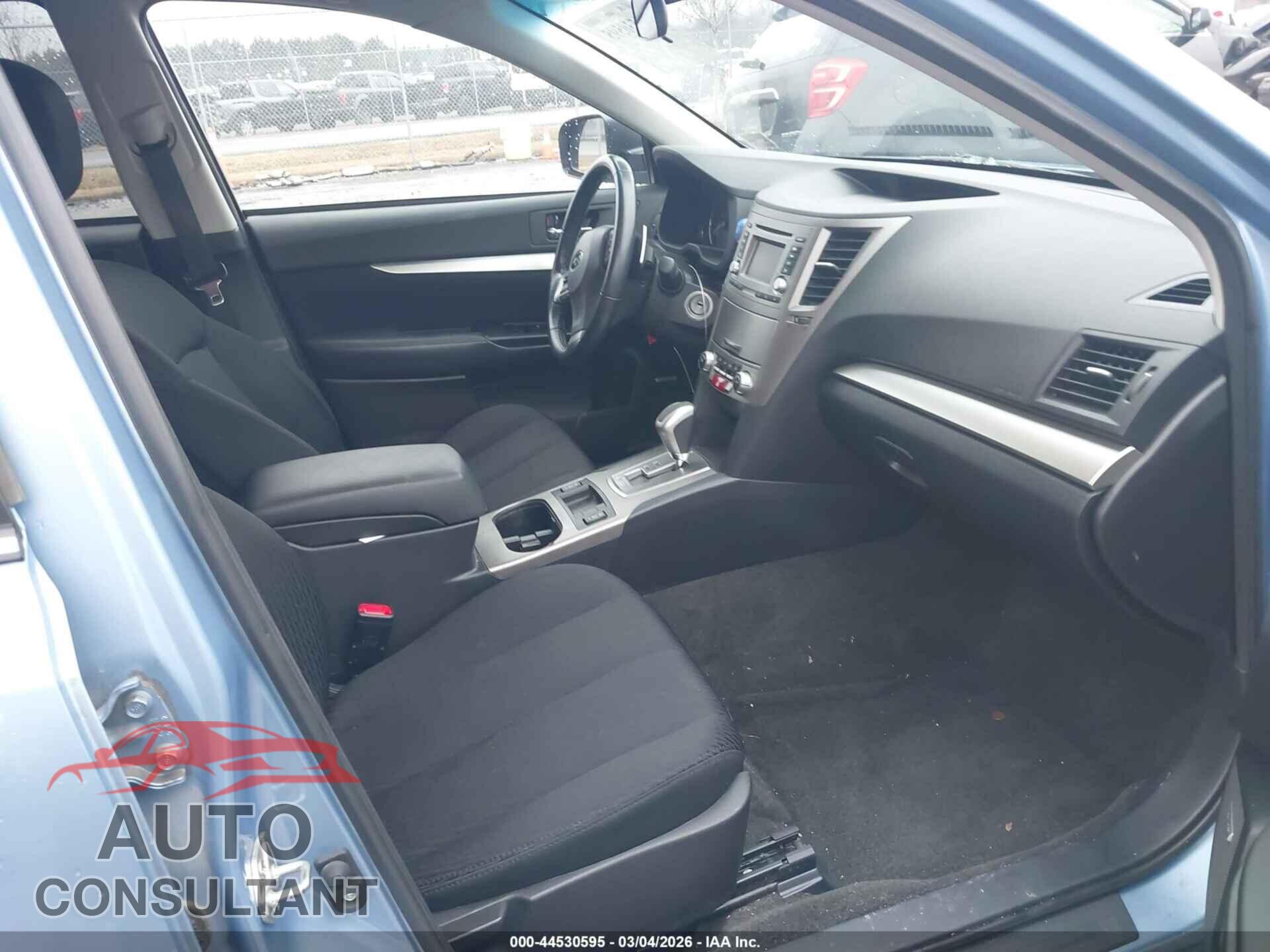 SUBARU OUTBACK 2012 - 4S4BRCFC9C3262261