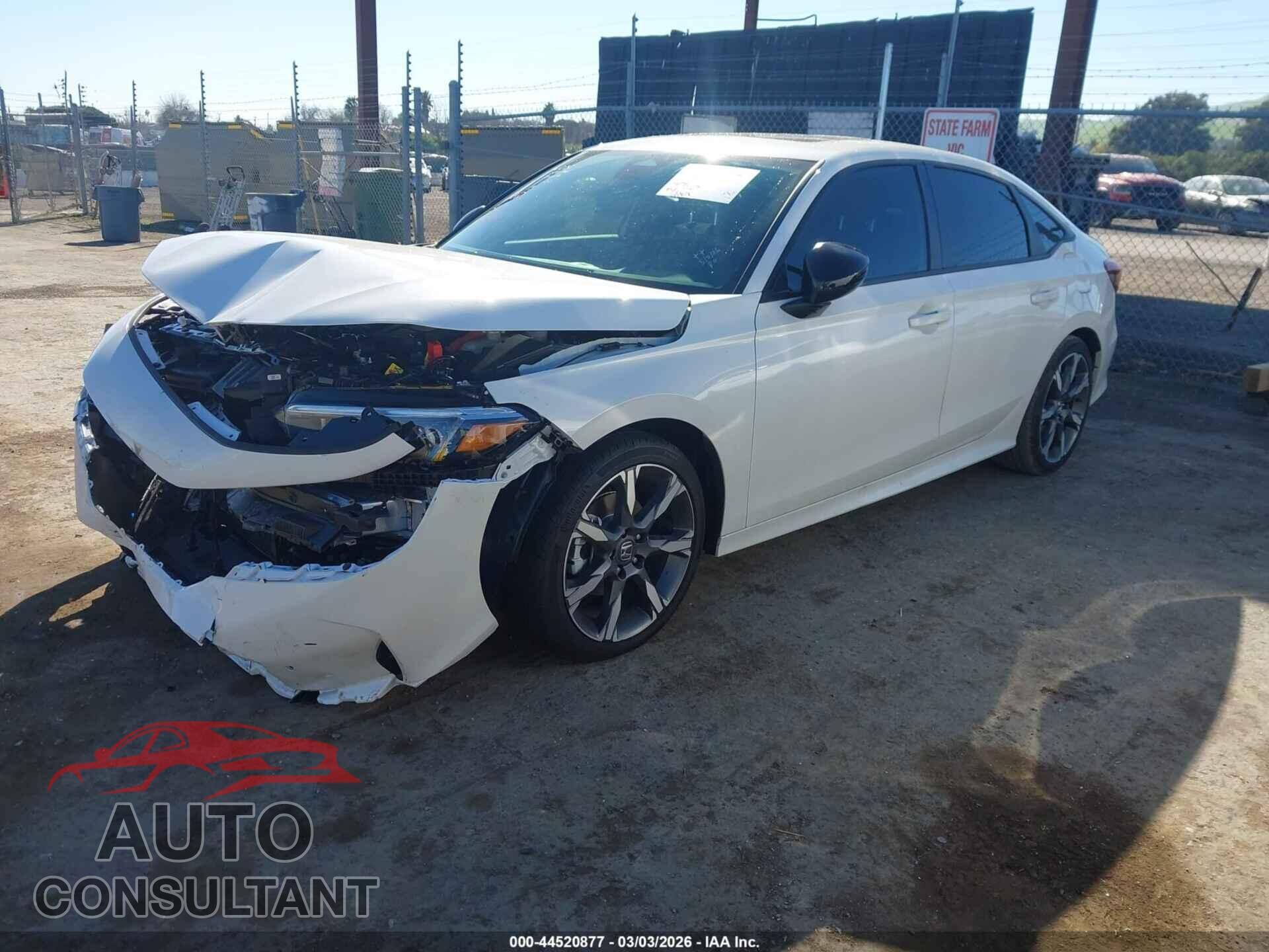 HONDA CIVIC HYBRID 2026 - 2HGFE4F89TH312366
