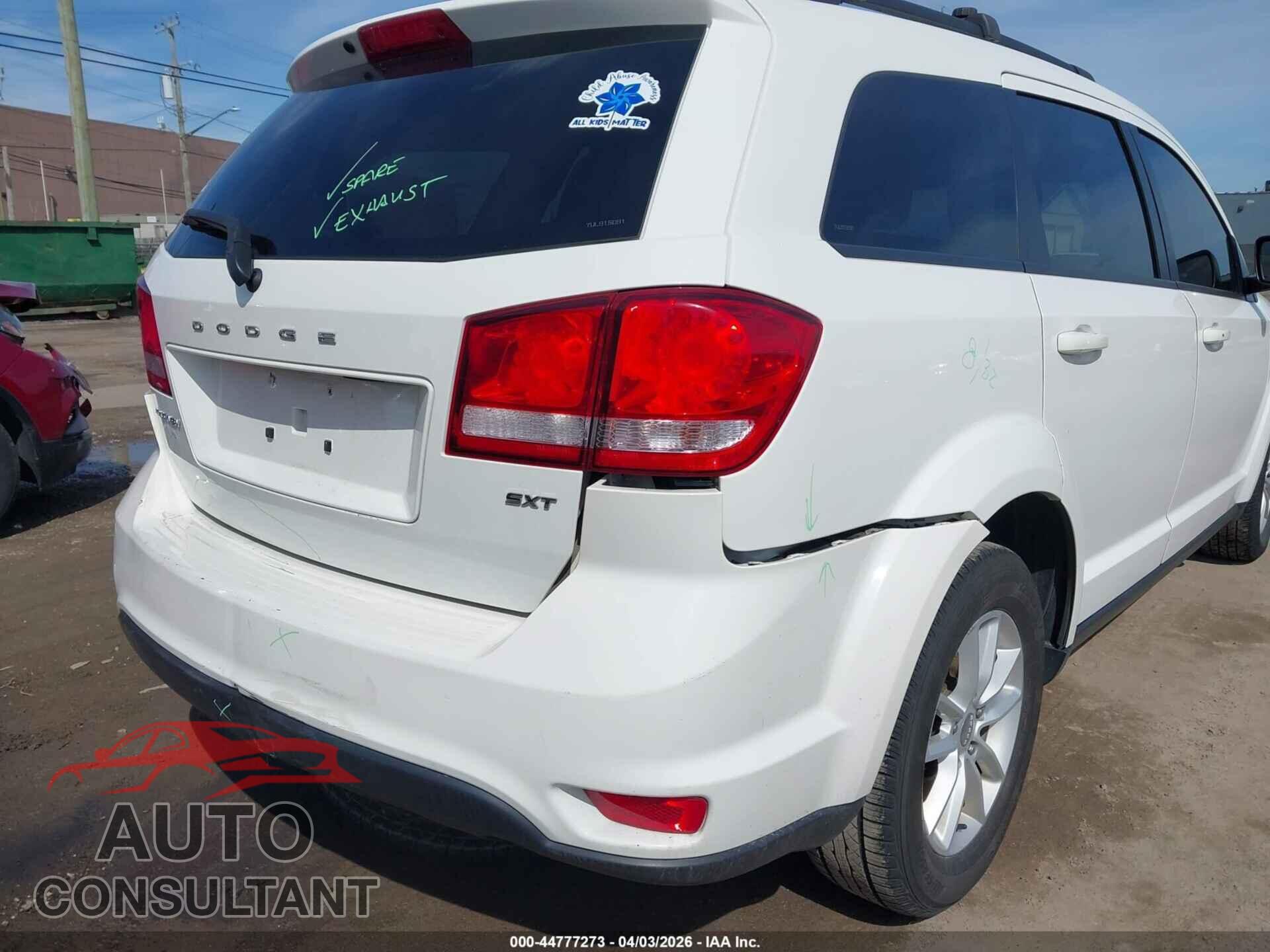 DODGE JOURNEY 2016 - 3C4PDCCB1GT184928