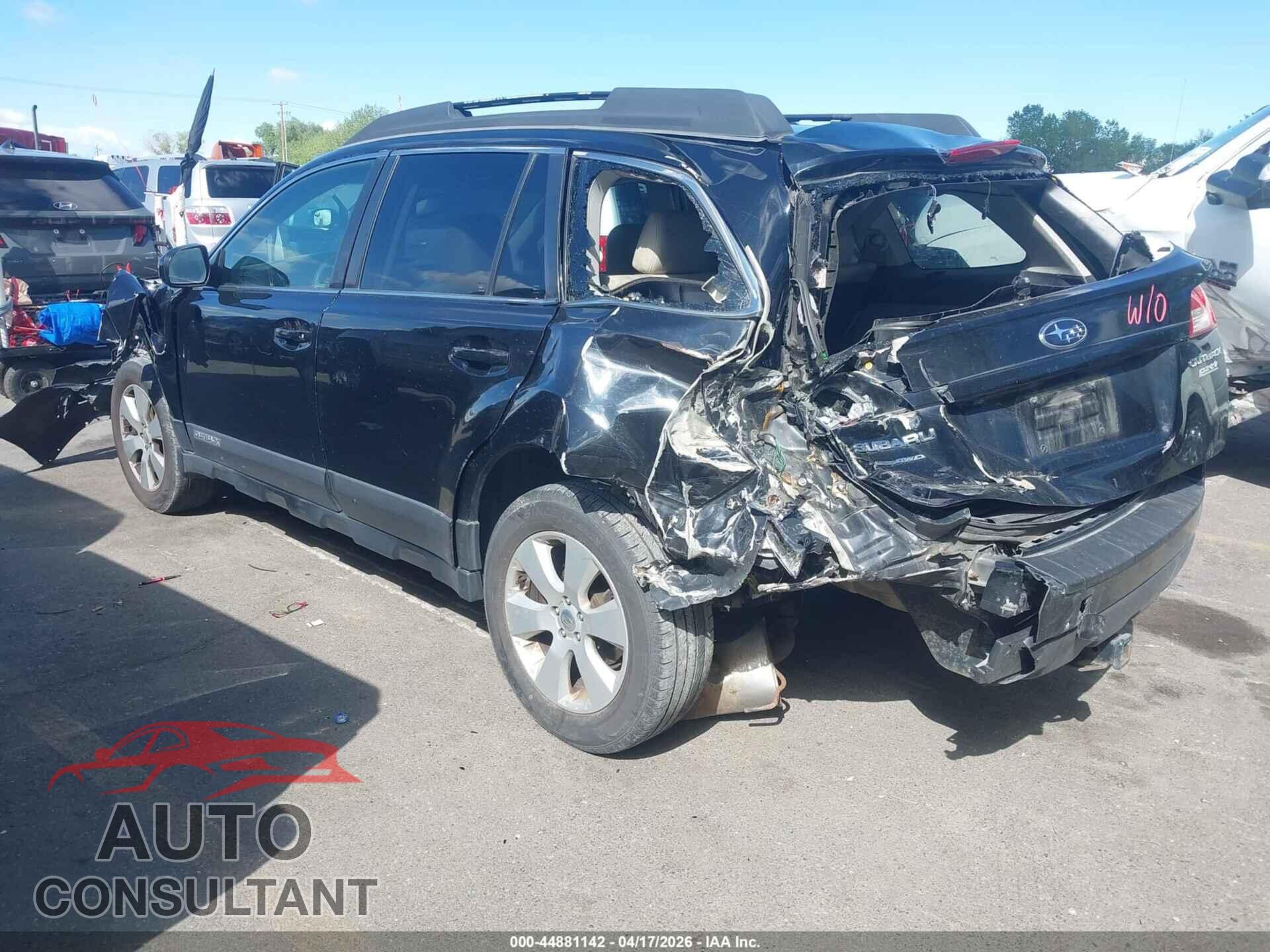 SUBARU OUTBACK 2010 - 4S4BRBLC7A3327877