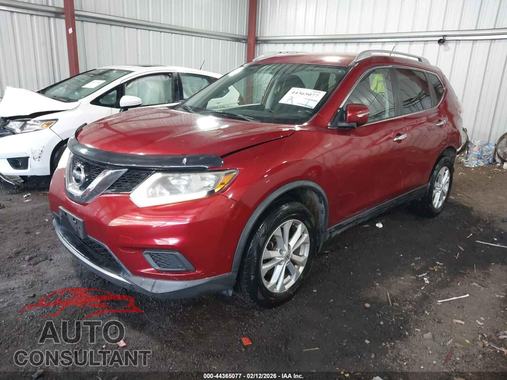 NISSAN ROGUE 2015 - KNMAT2MV4FP545924