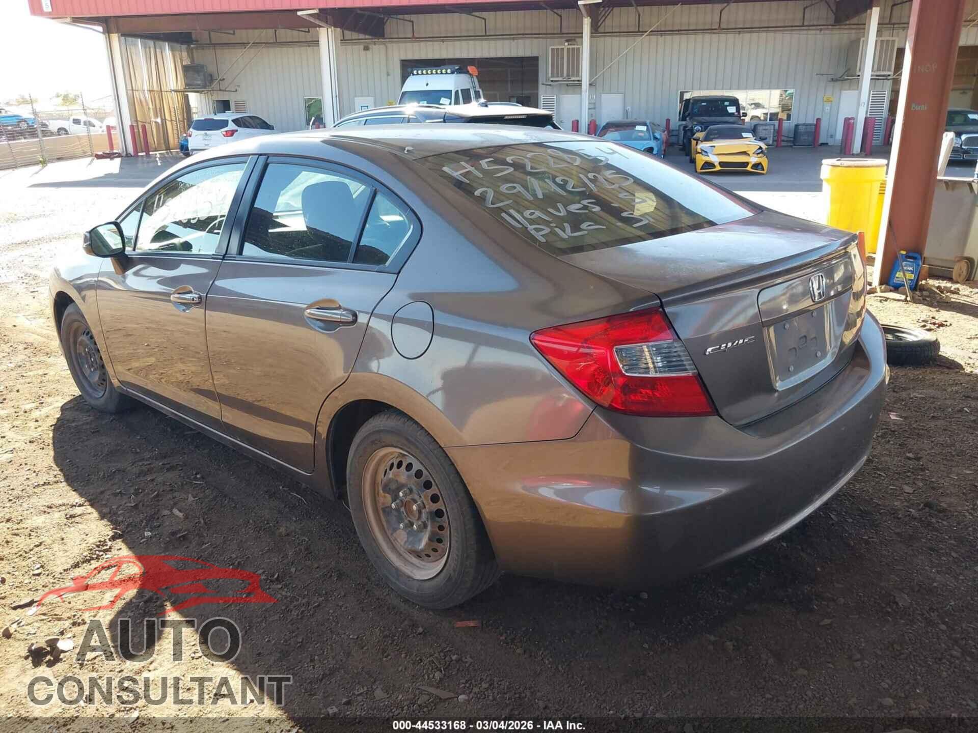 HONDA CIVIC 2012 - 2HGFB2F55CH522854