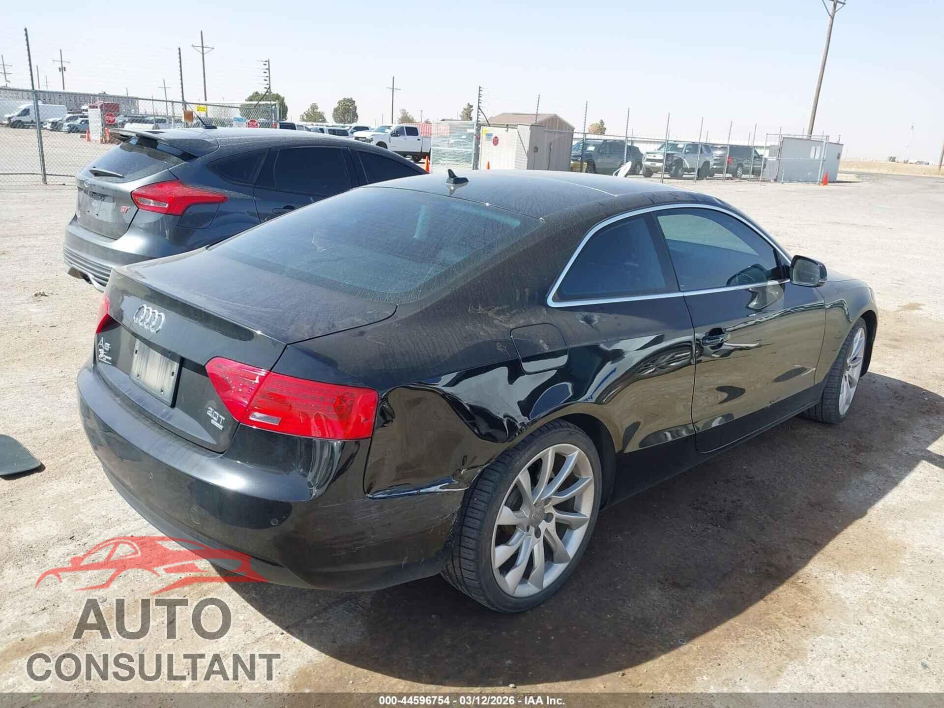 AUDI A5 2013 - WAULFAFR9DA034040