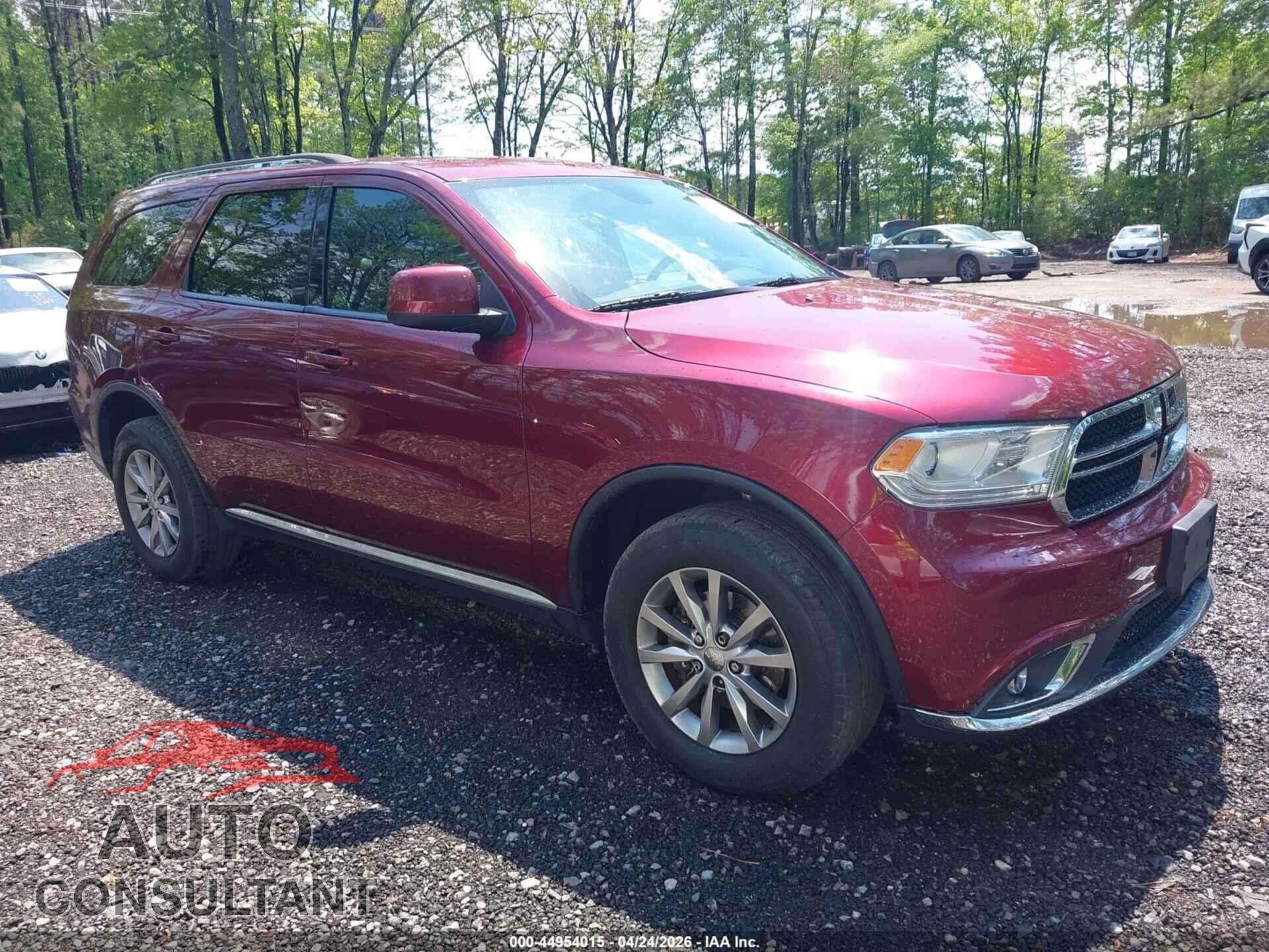 DODGE DURANGO 2017 - 1C4RDJAG5HC953858