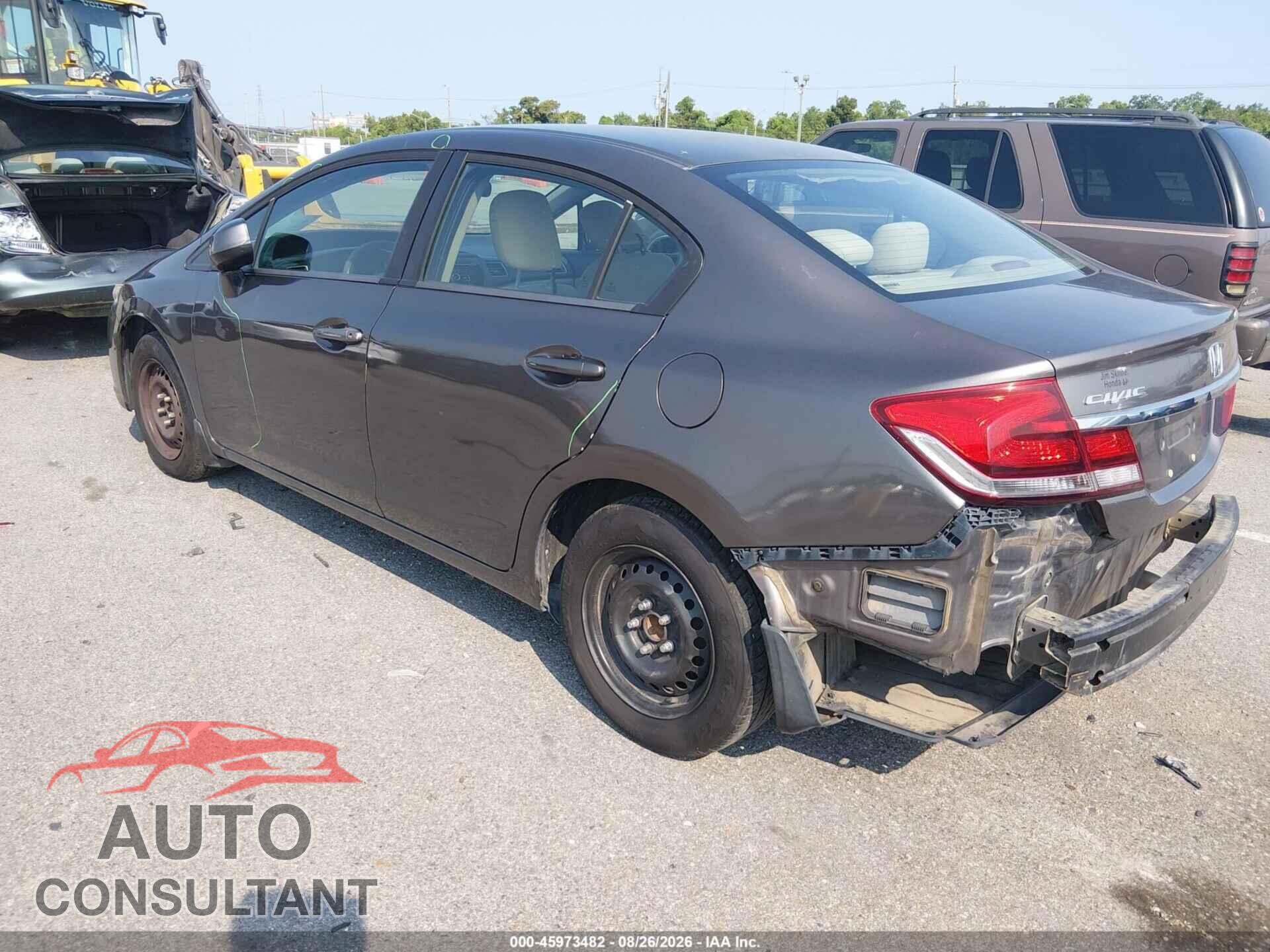 HONDA CIVIC 2013 - 19XFB2F52DE020752