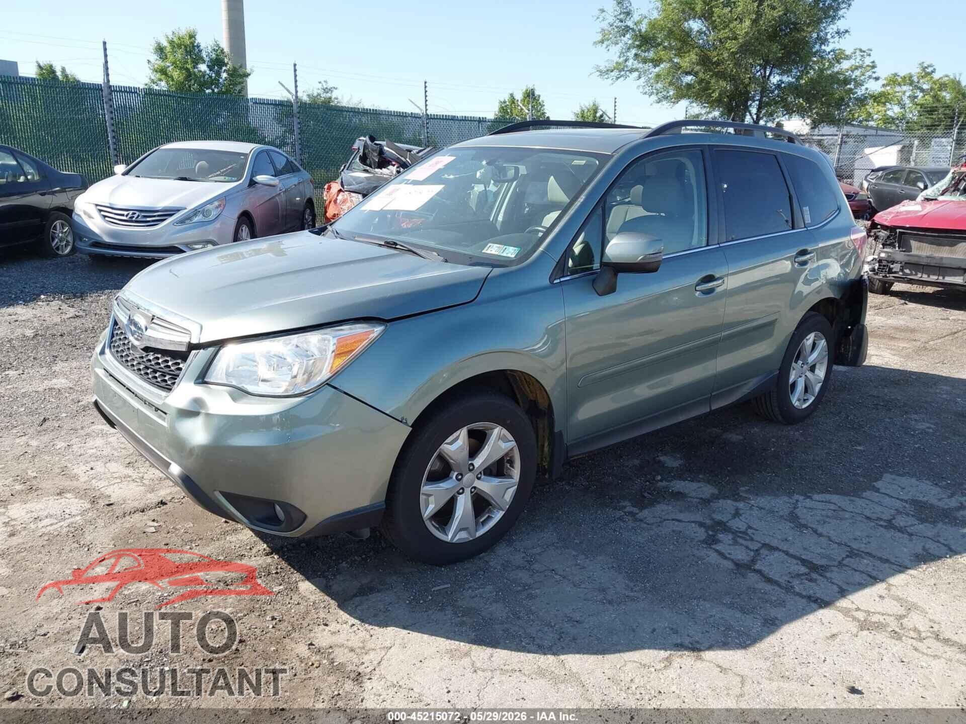 SUBARU FORESTER 2014 - JF2SJAMC0EH493222