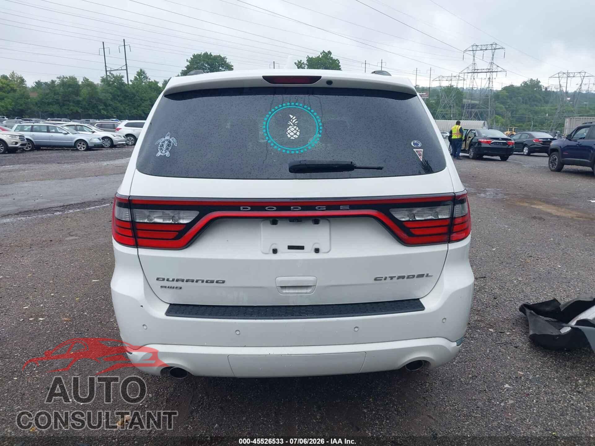 DODGE DURANGO 2016 - 1C4RDJEG5GC485977