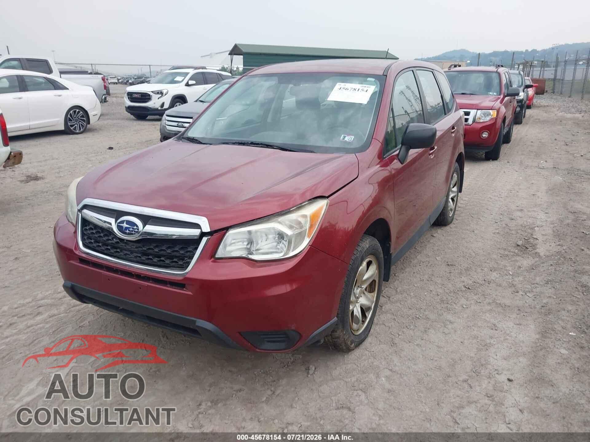 SUBARU FORESTER 2014 - JF2SJAAC6EH534909