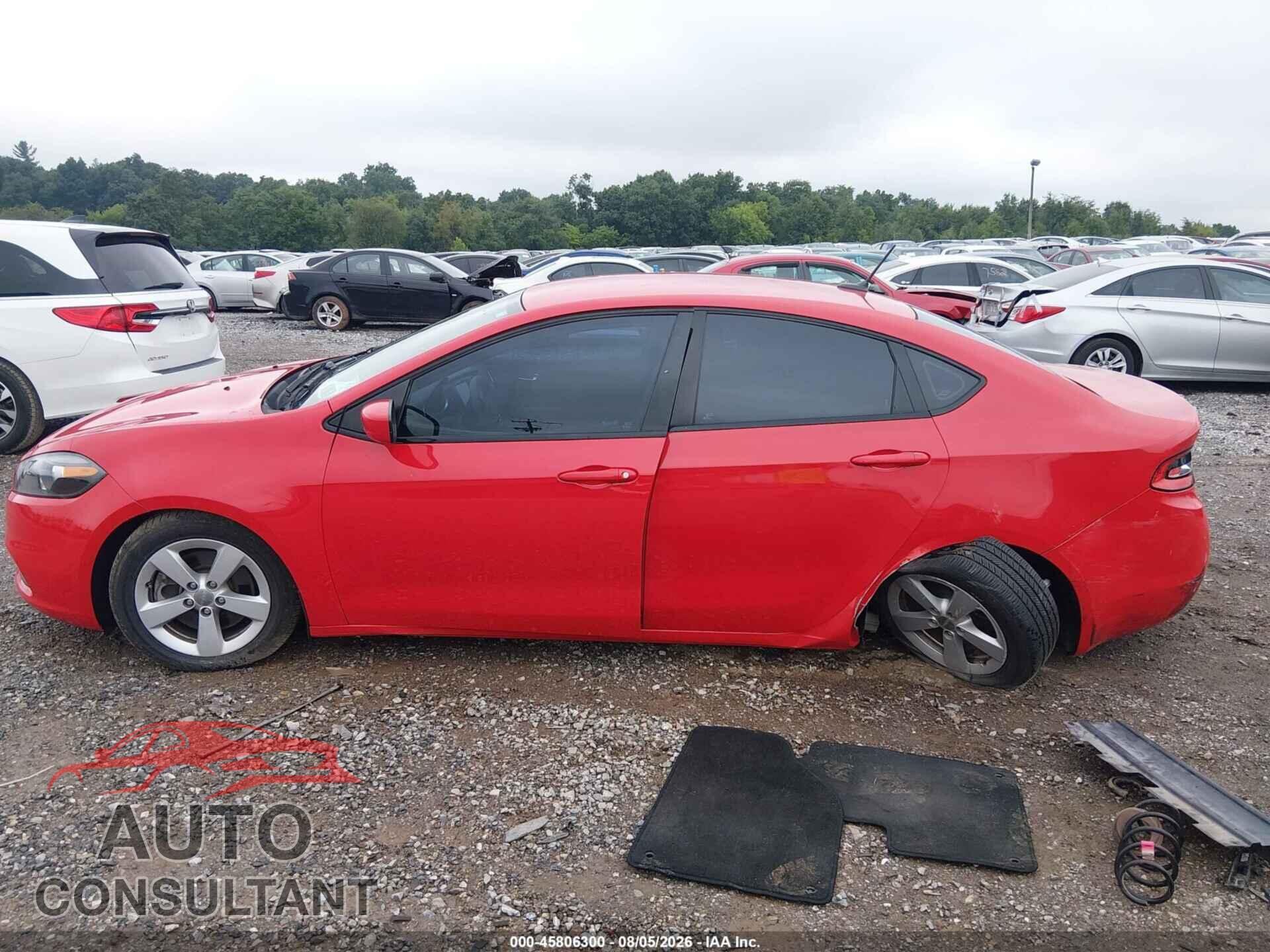 DODGE DART 2016 - 1C3CDFBB9GD644705