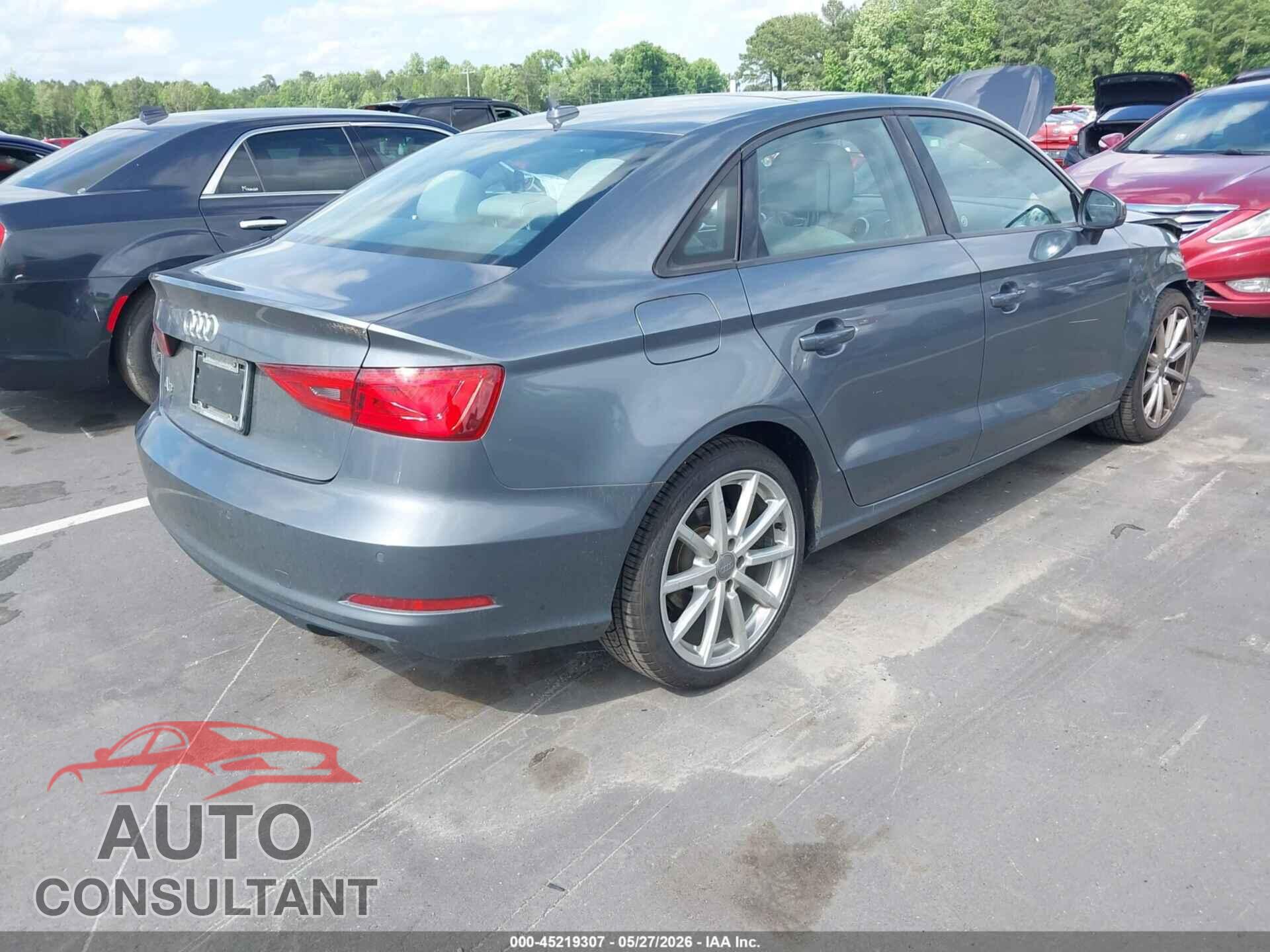 AUDI A3 2016 - WAUA7GFF3G1027649
