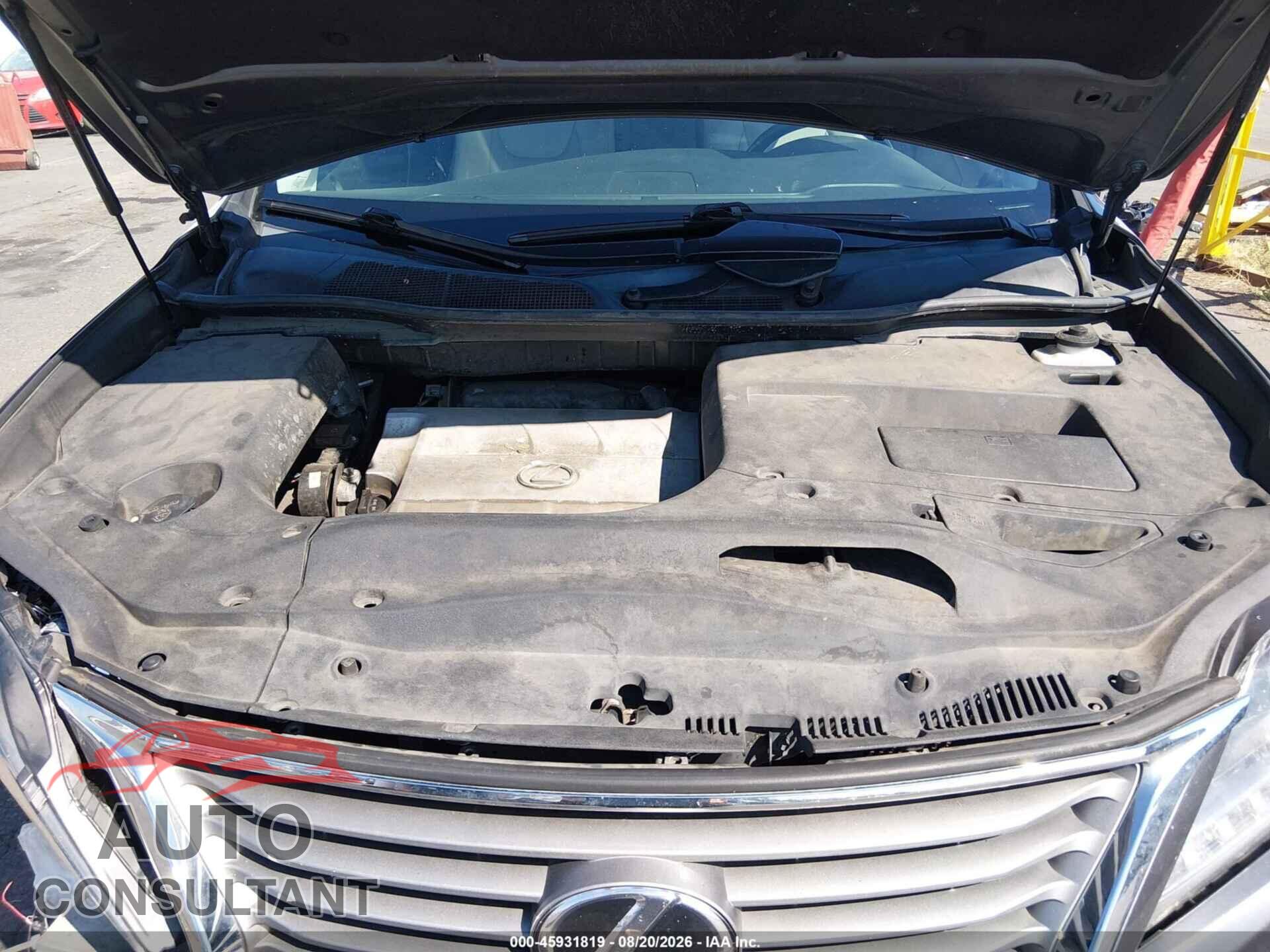 LEXUS RX 350 2013 - 2T2BK1BA2DC162668