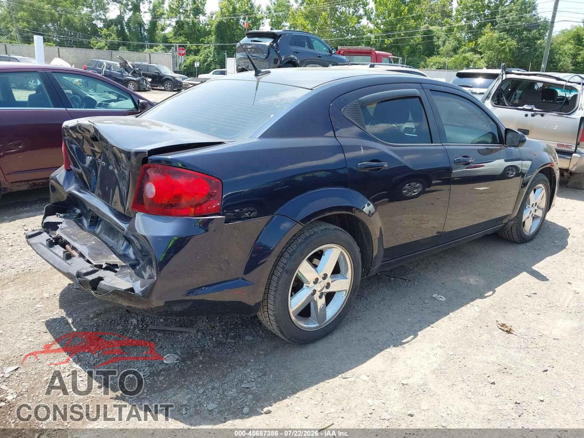 DODGE AVENGER 2011 - 1B3BD2FB1BN524752