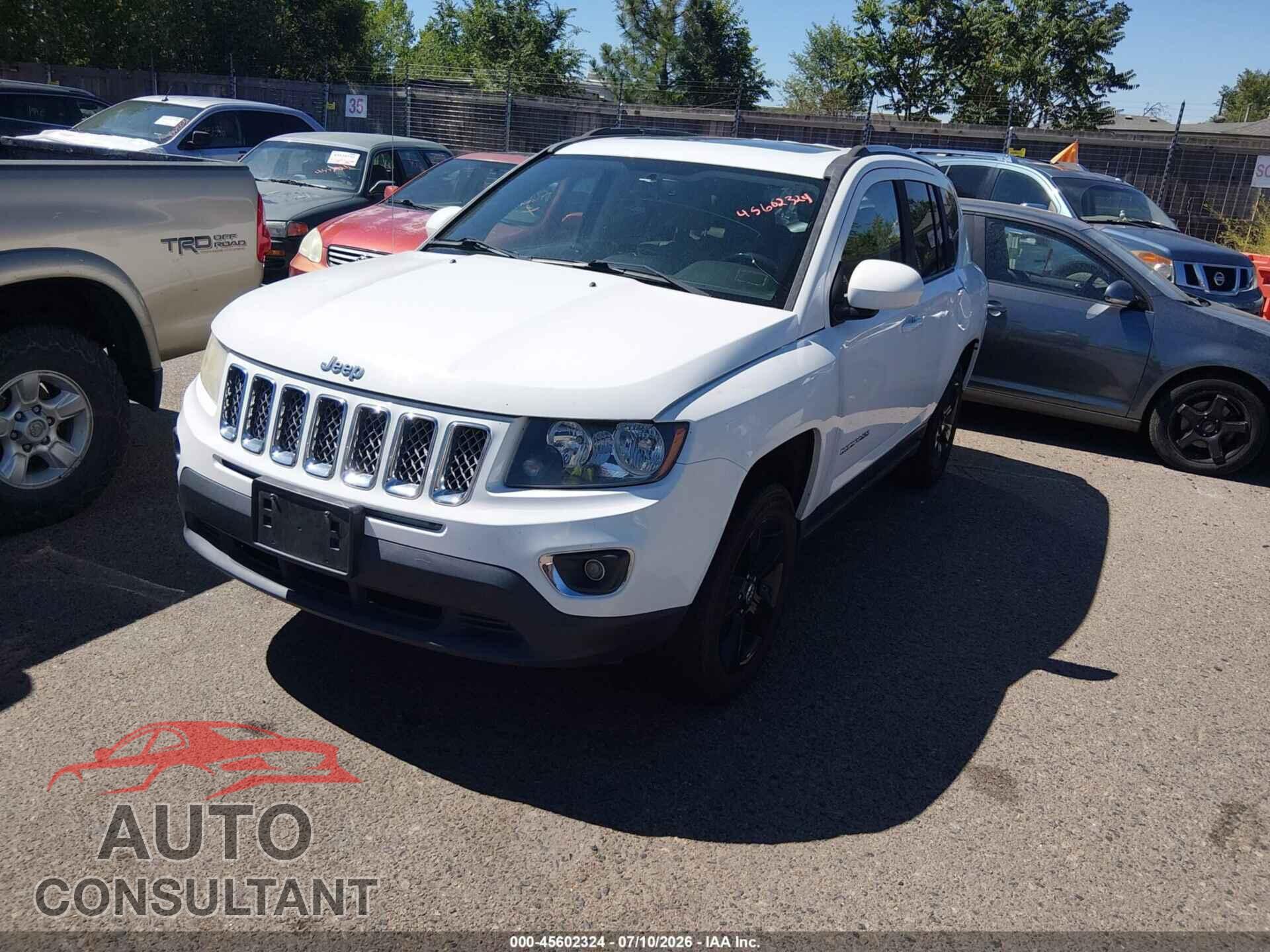 JEEP COMPASS 2015 - 1C4NJDEB2FD396261