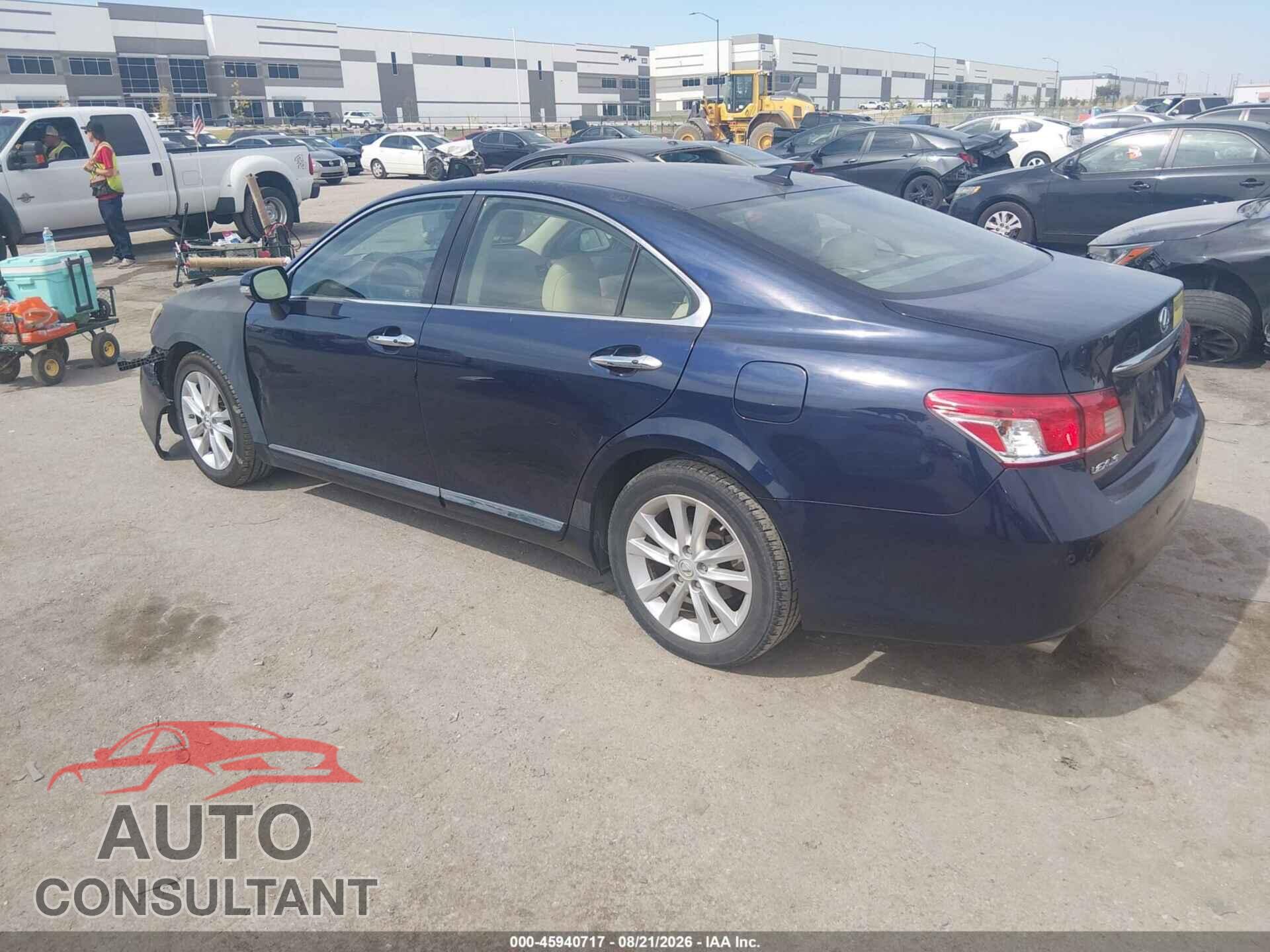 LEXUS ES 350 2011 - JTHBK1EG8B2436373