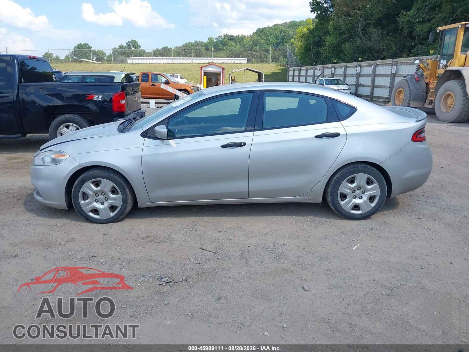 DODGE DART 2013 - 1C3CDFAAXDD306752