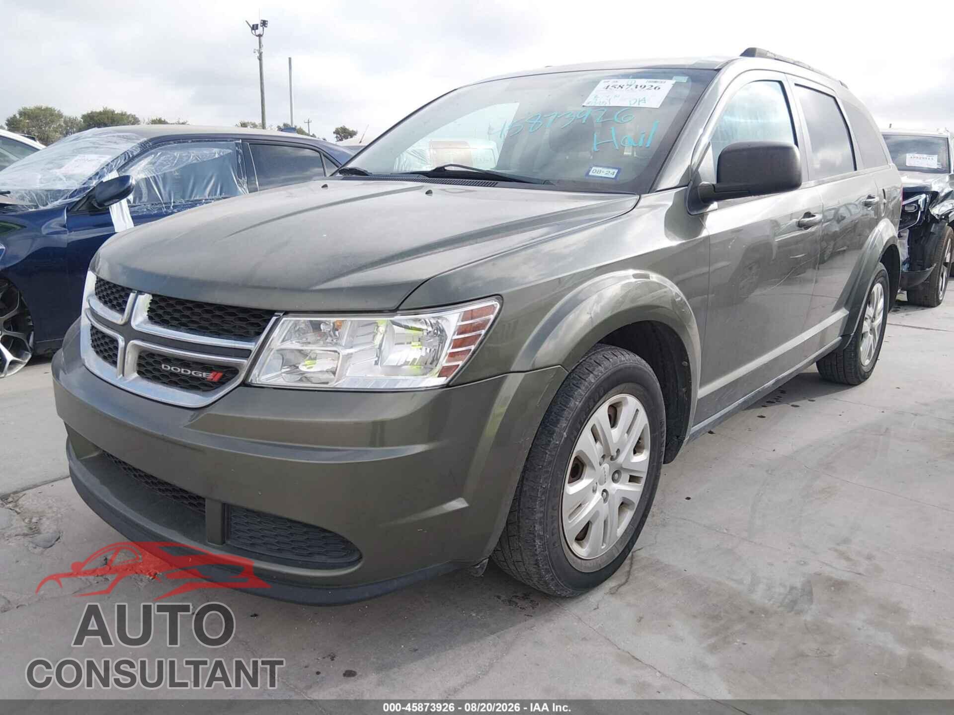 DODGE JOURNEY 2017 - 3C4PDCAB8HT673444