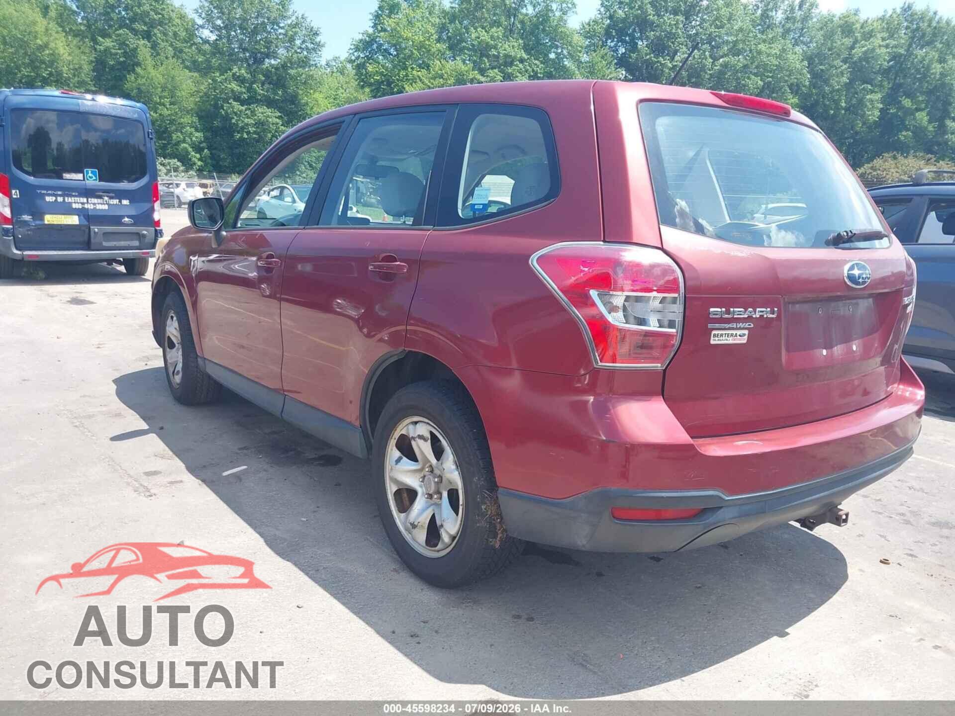SUBARU FORESTER 2014 - JF2SJAAC0EH484637