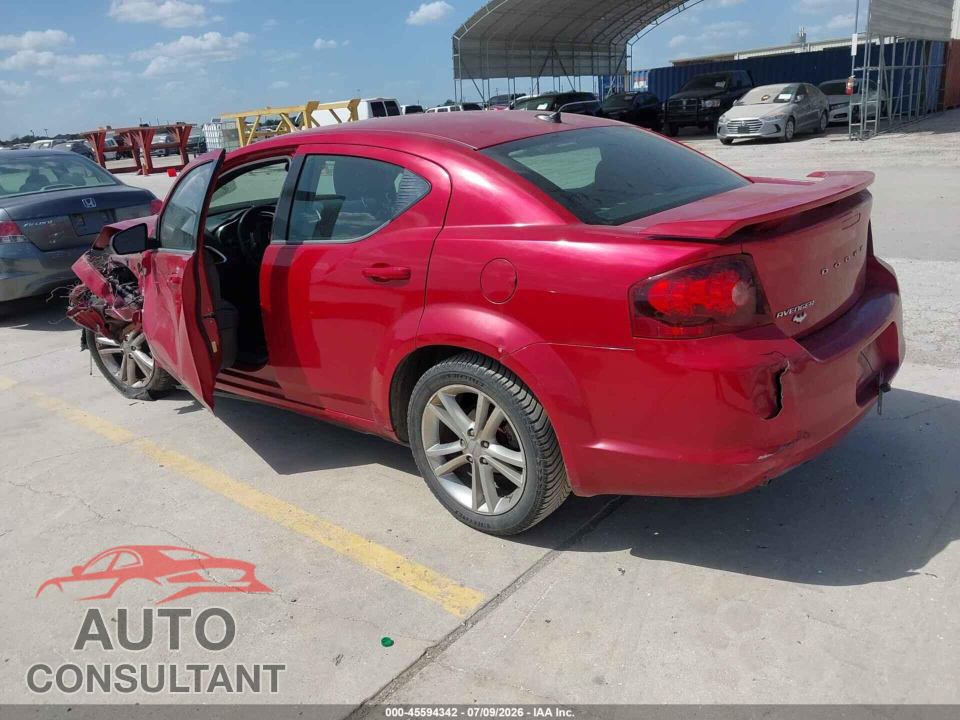 DODGE AVENGER 2013 - 1C3CDZAG5DN552785