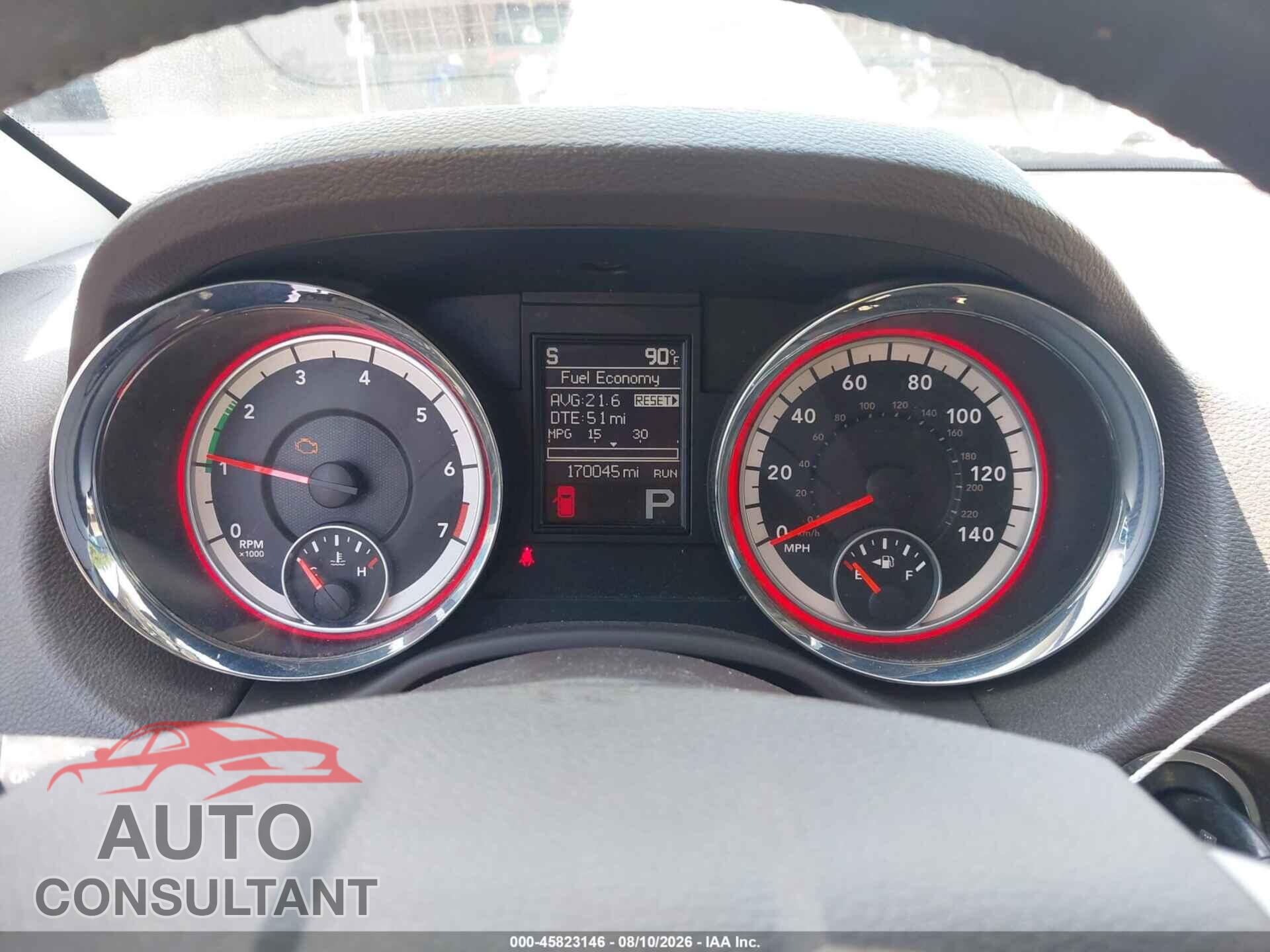 DODGE DURANGO 2013 - 1C4RDHAG9DC657342