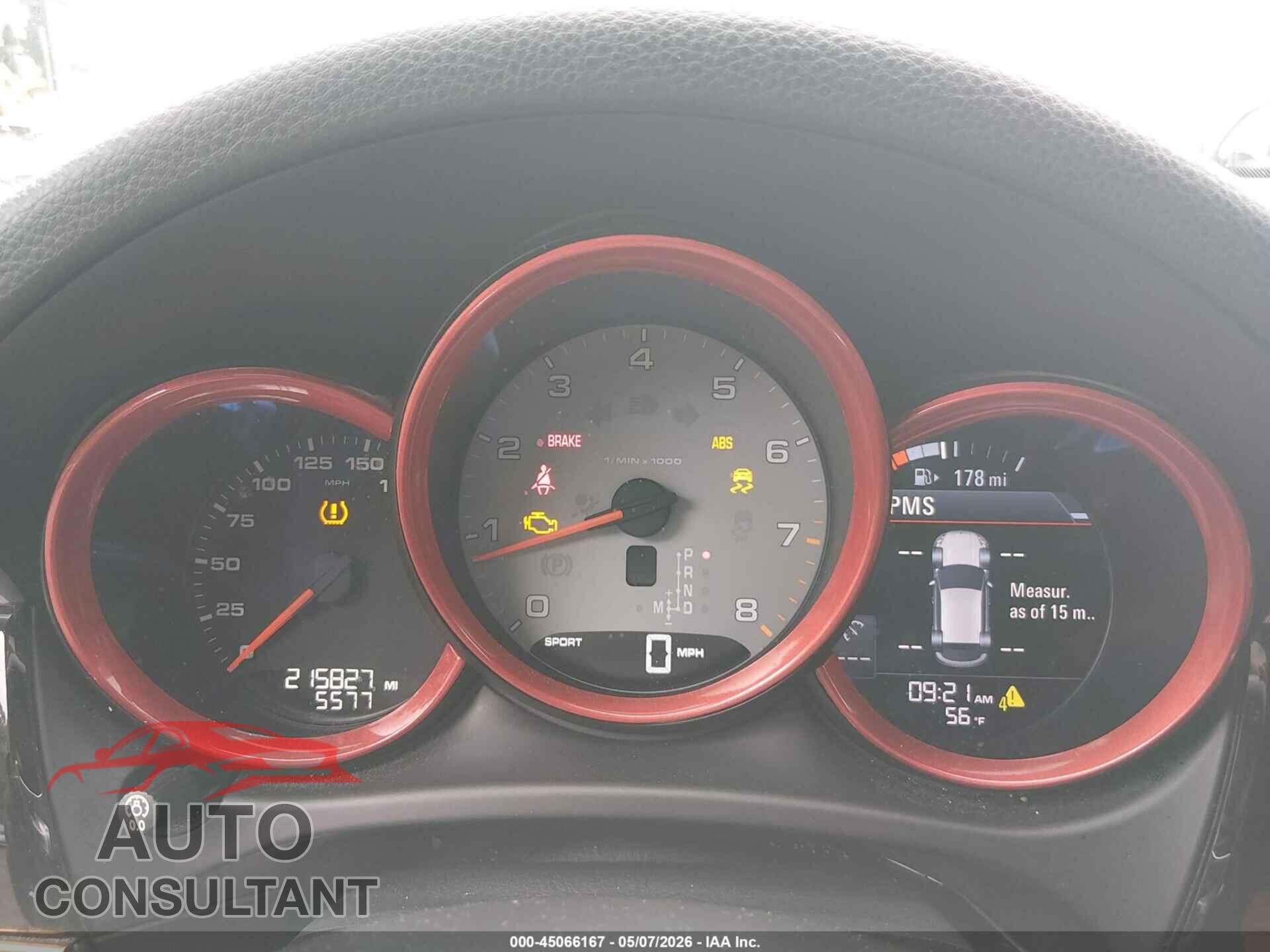 PORSCHE MACAN 2015 - WP1AB2A58FLB50402