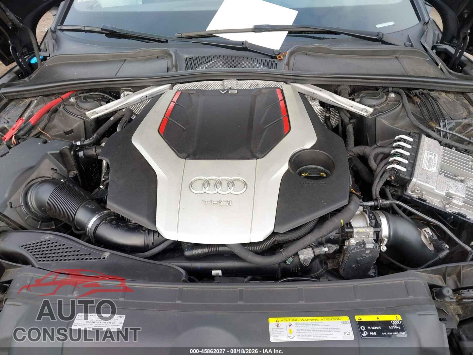AUDI S5 2019 - WAUB4CF59KA005046