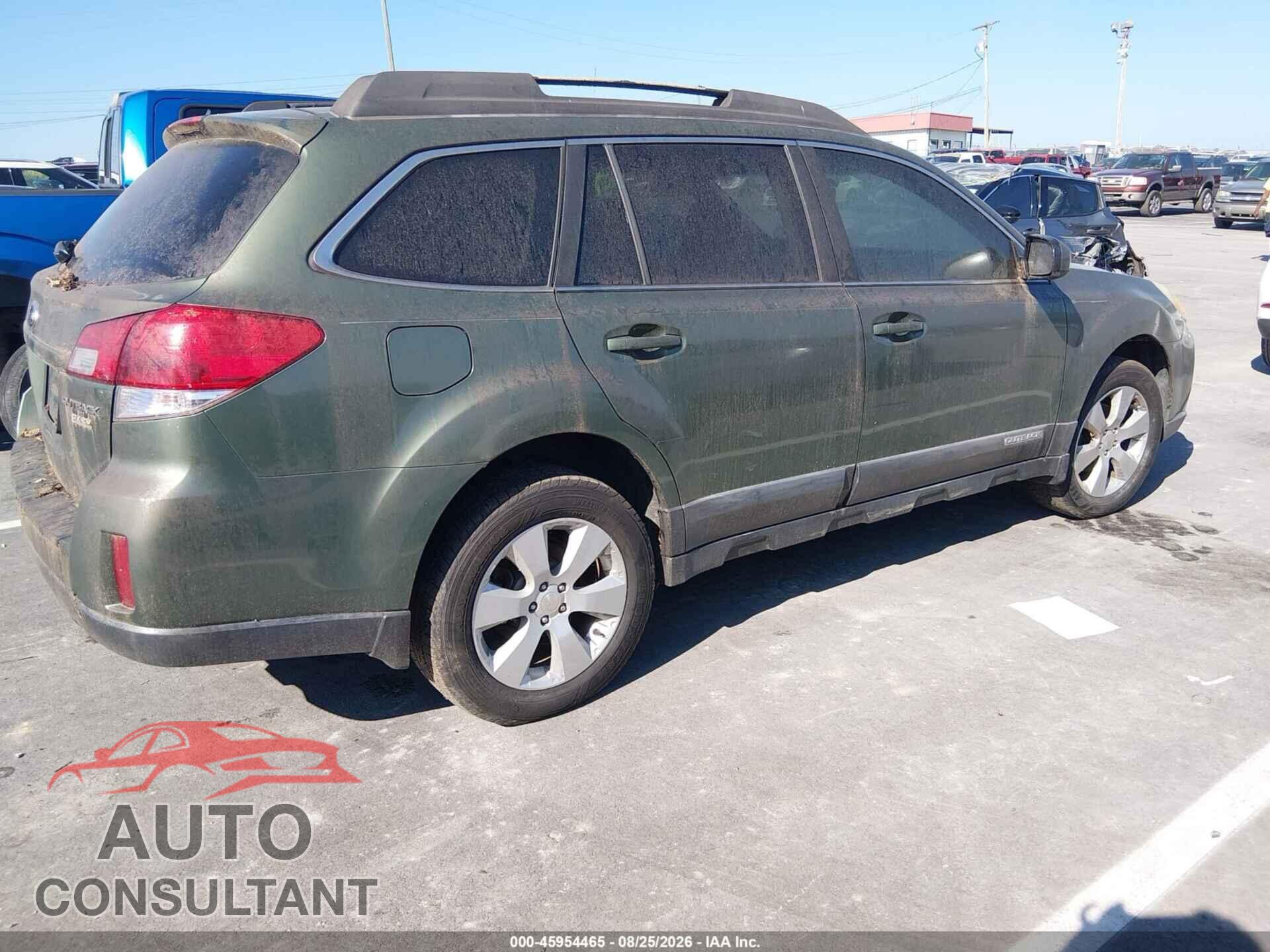 SUBARU OUTBACK 2010 - 4S4BRBDC8A3382787