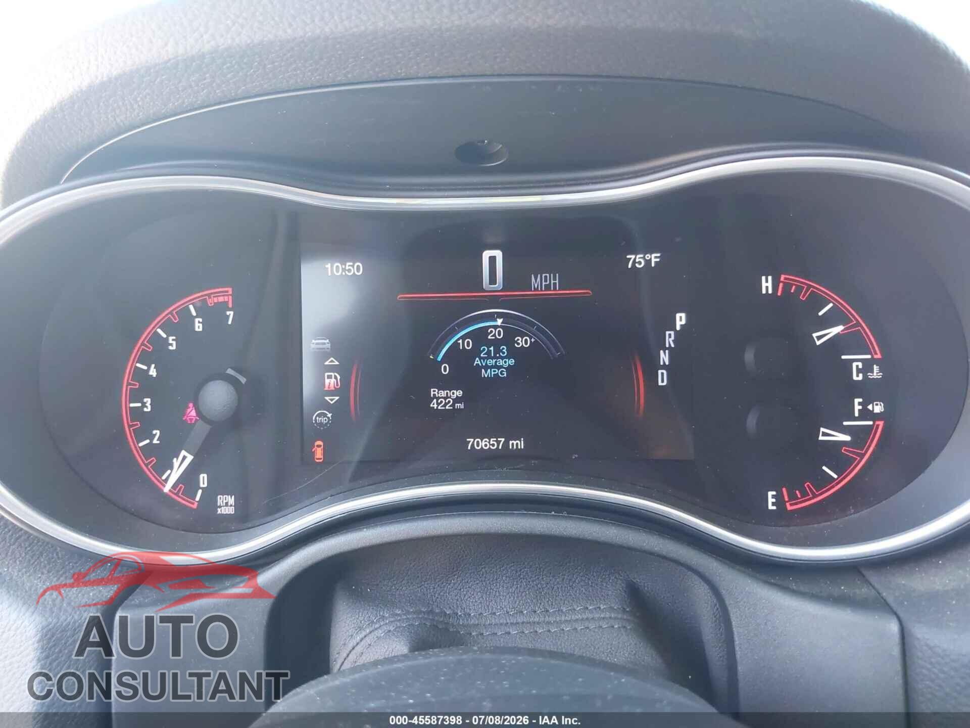 DODGE DURANGO 2019 - 1C4RDJAG3KC744464