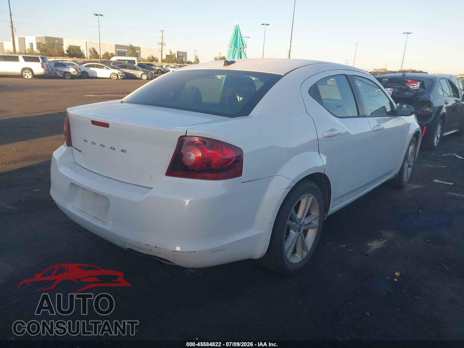 DODGE AVENGER 2013 - 1C3CDZAB0DN729733