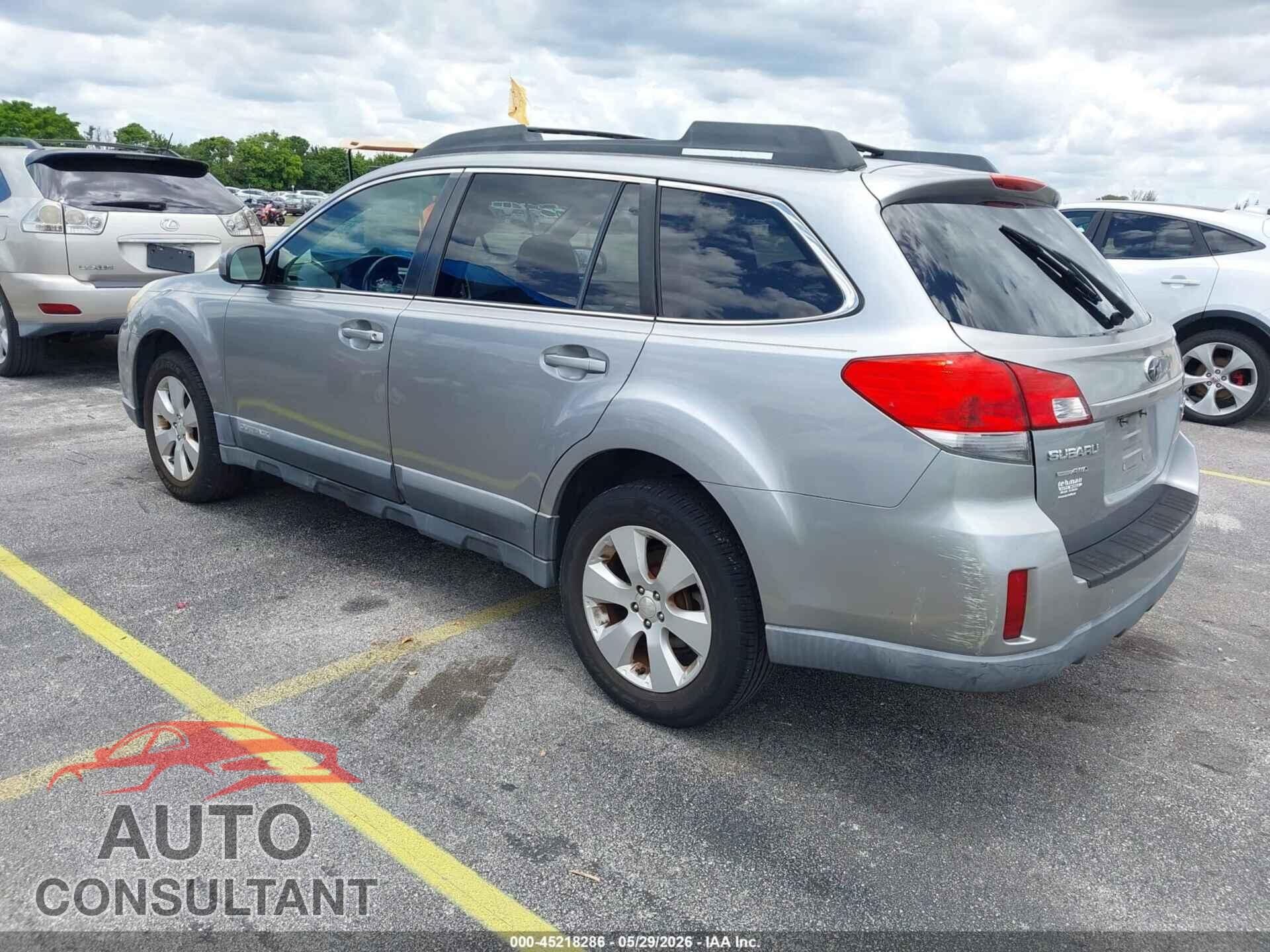 SUBARU OUTBACK 2010 - 4S4BRBBC7A3383741