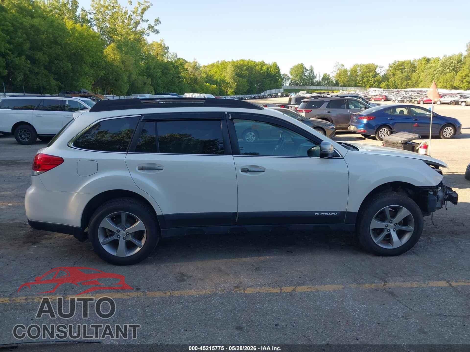 SUBARU OUTBACK 2014 - 4S4BRBPC9E3201729