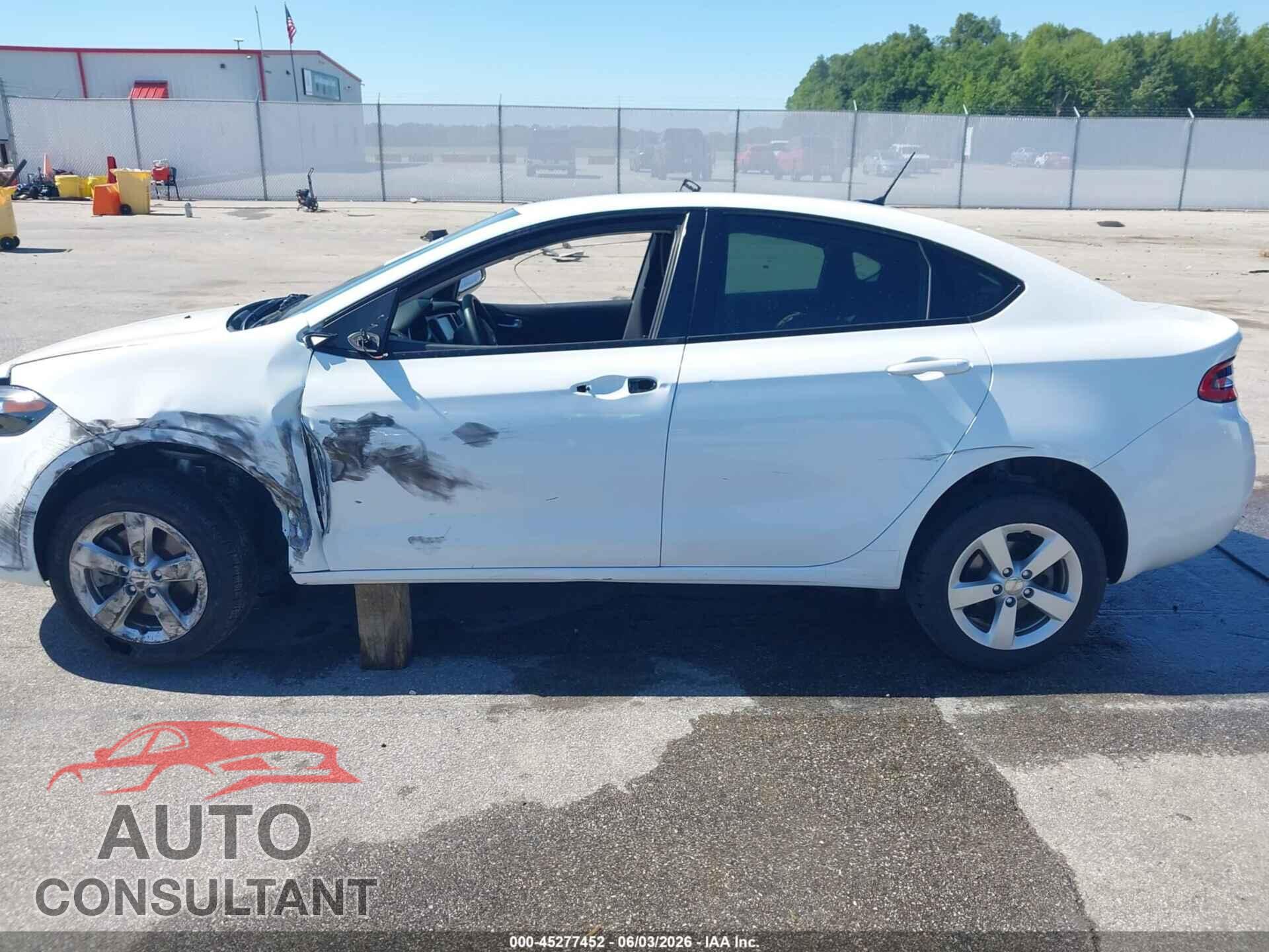 DODGE DART 2015 - 1C3CDFBB1FD123704