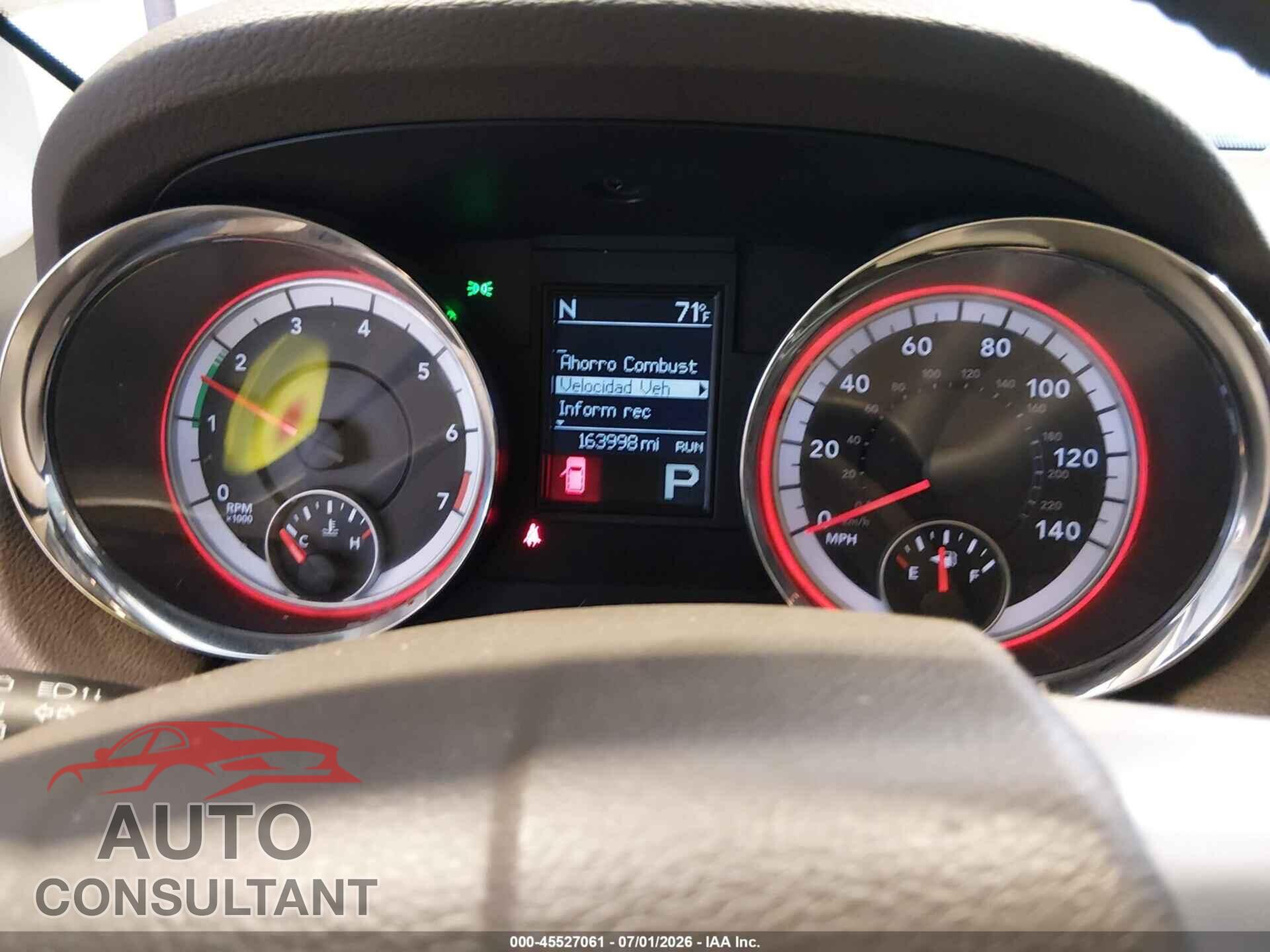 DODGE DURANGO 2012 - 1C4RDJDG4CC112666
