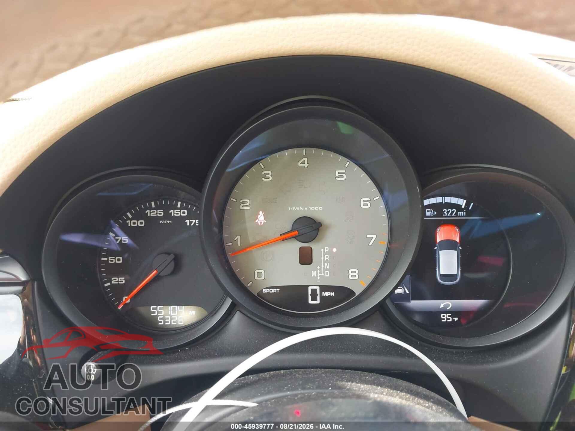 PORSCHE MACAN 2017 - WP1AB2A5XHLB20241