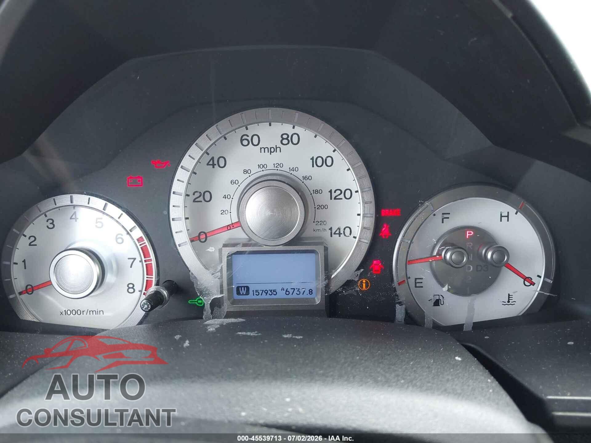 HONDA PILOT 2011 - 5FNYF4H70BB023020