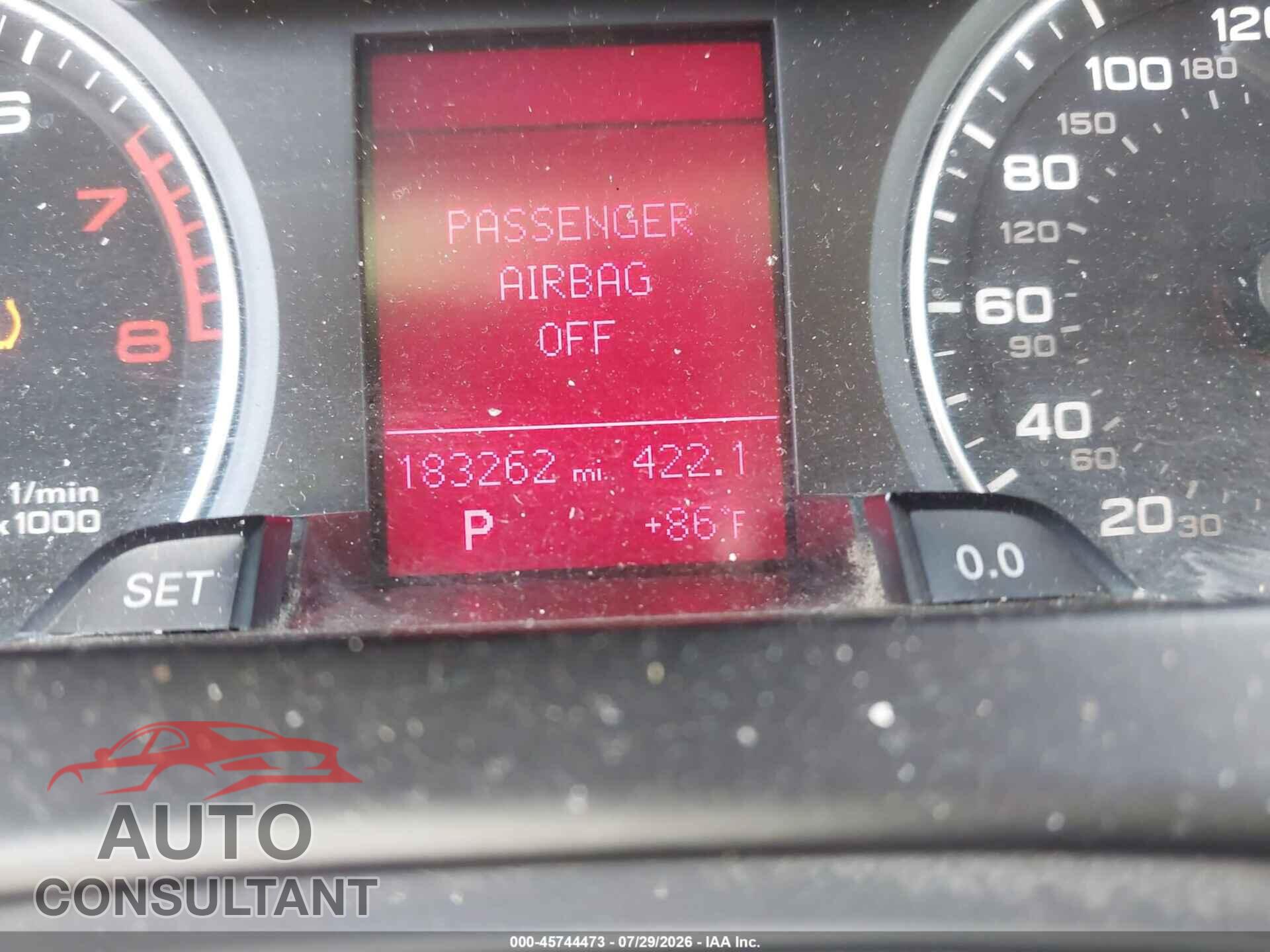 AUDI A4 2012 - WAUBFAFLXCA114100