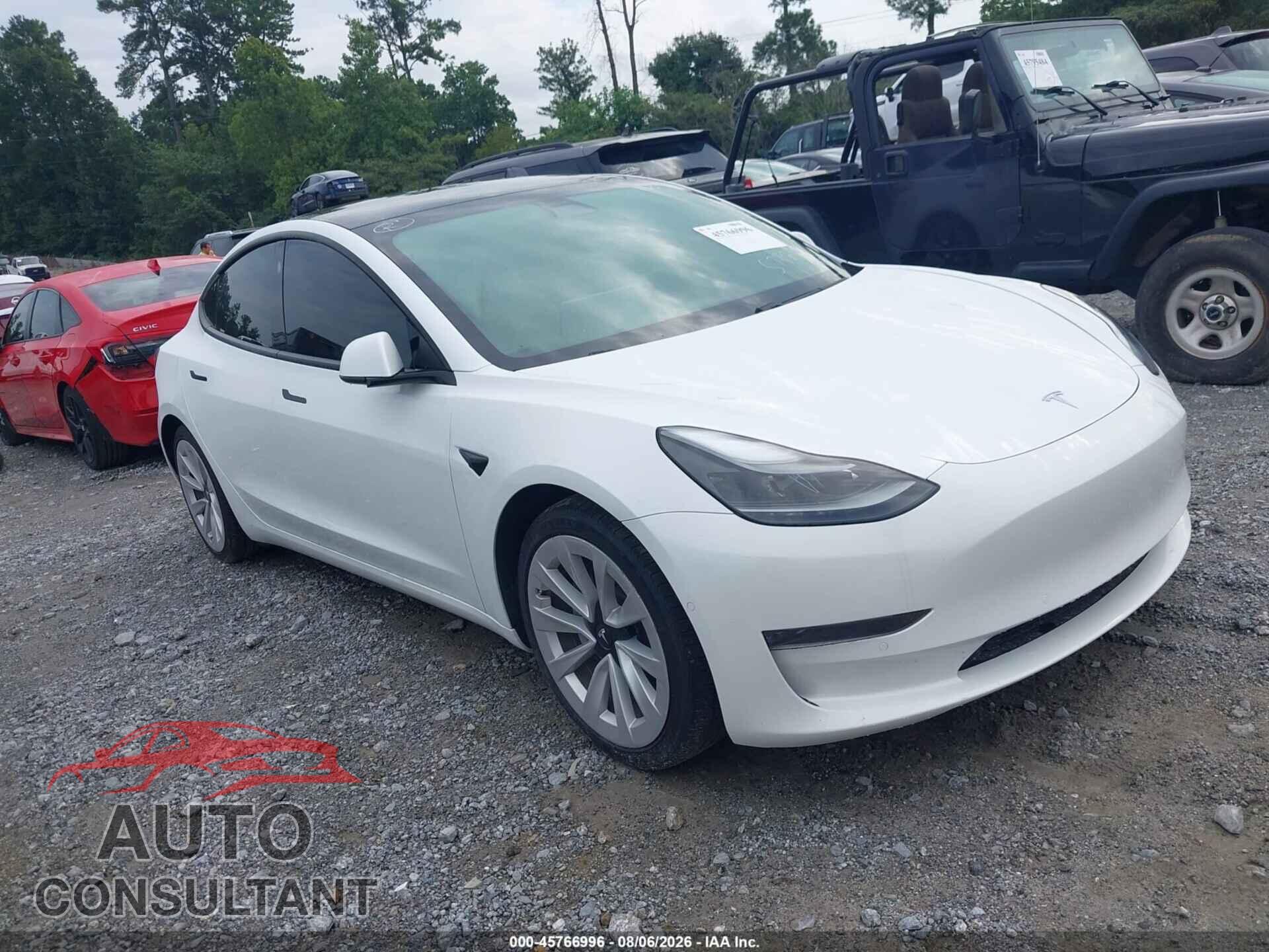 TESLA MODEL 3 2021 - 5YJ3E1EA5MF879248