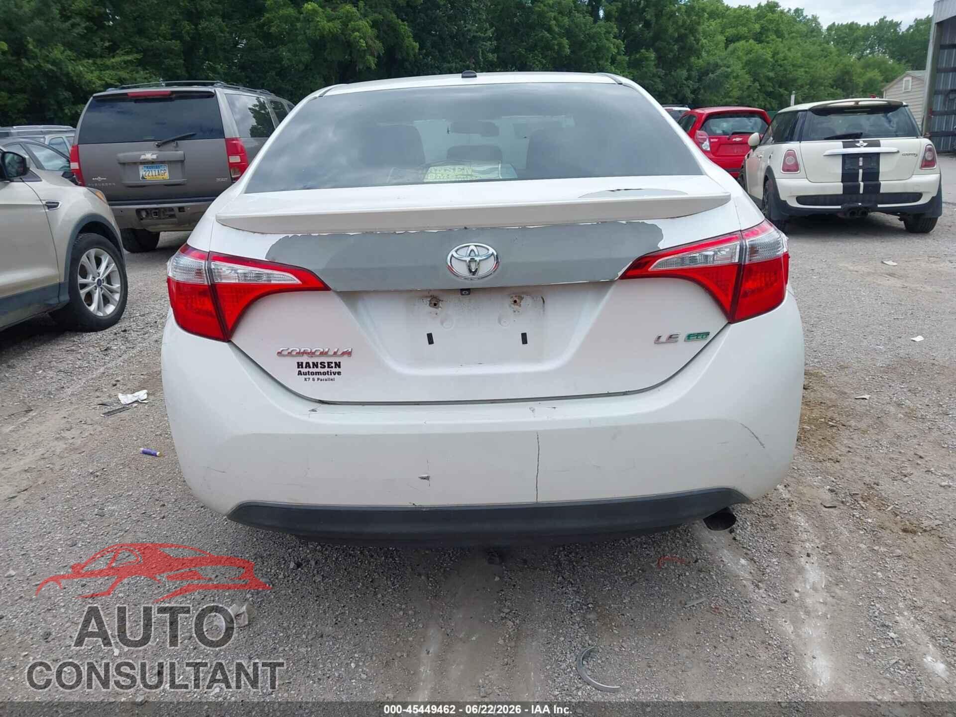 TOYOTA COROLLA 2014 - 5YFBPRHE3EP036089
