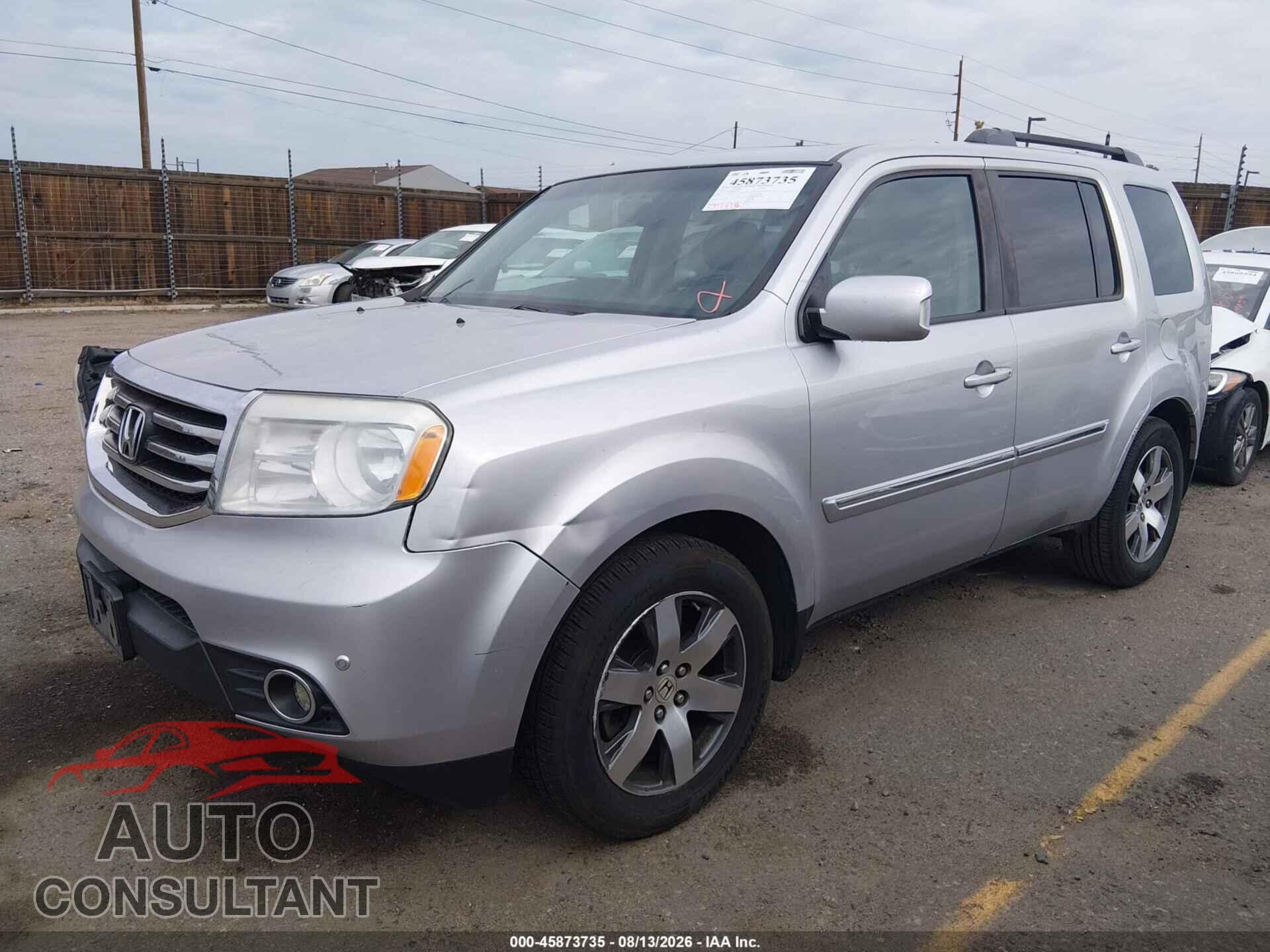 HONDA PILOT 2015 - 5FNYF4H99FB011066