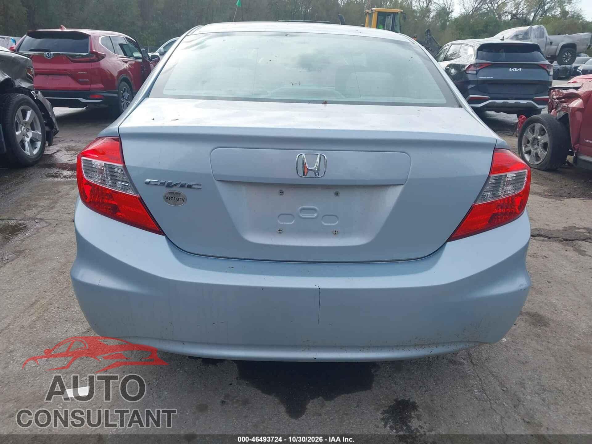HONDA CIVIC 2012 - 19XFB2F59CE003185