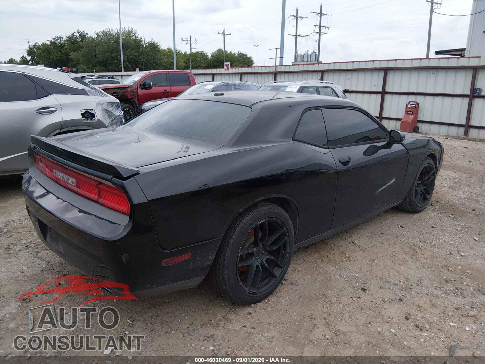 DODGE CHALLENGER 2012 - 2C3CDYAG3CH269514
