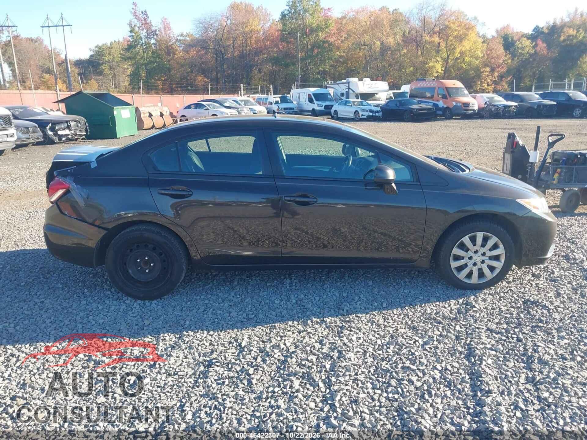 HONDA CIVIC 2013 - 19XFB2F86DE215814