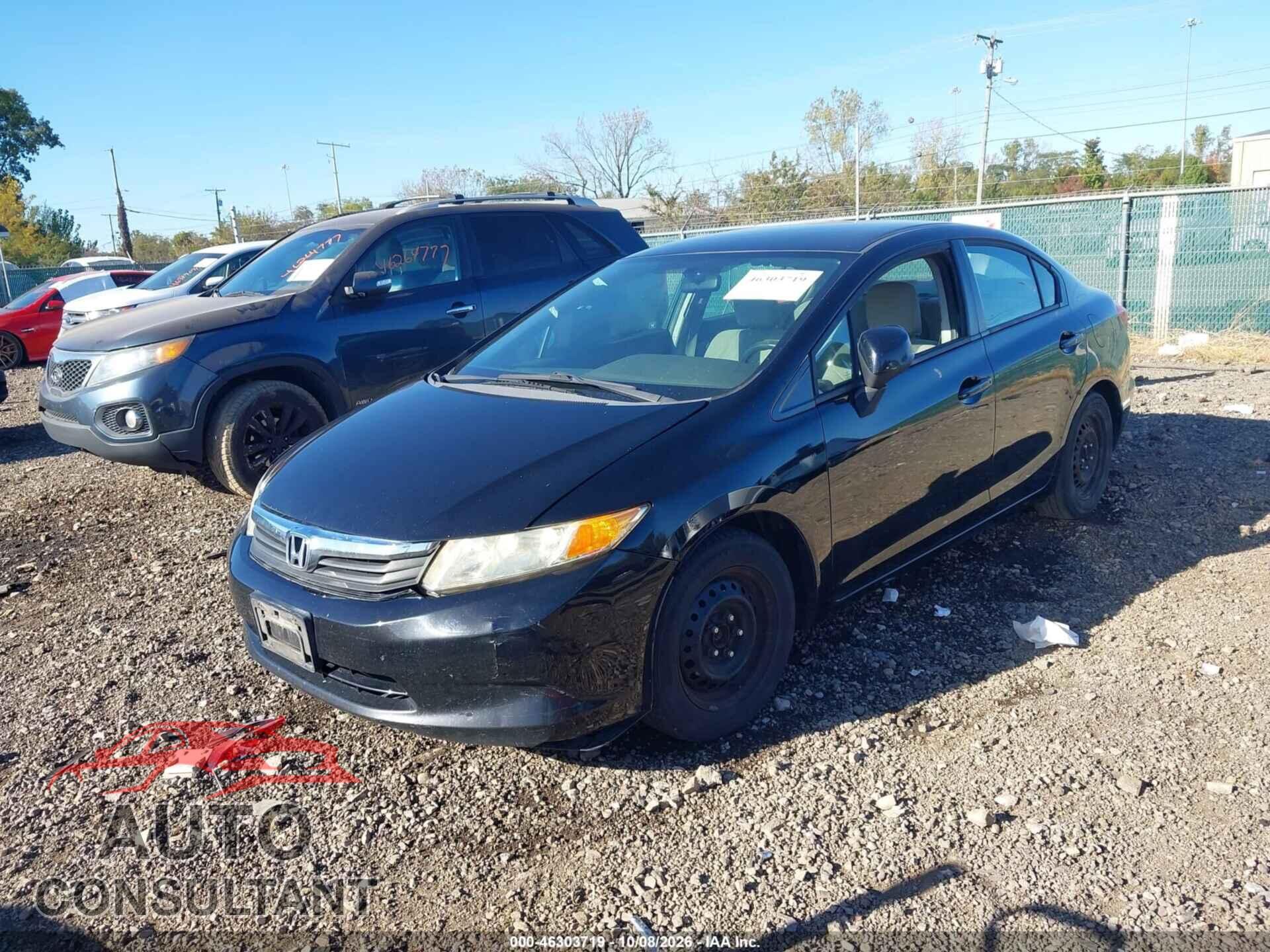 HONDA CIVIC 2012 - 19XFB2F59CE019452