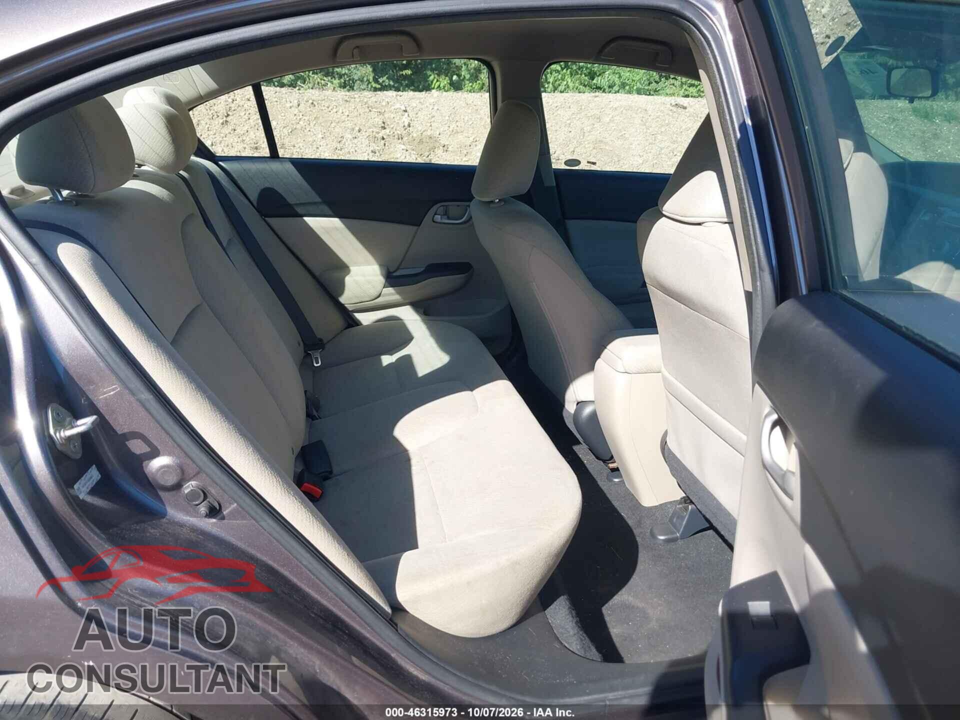 HONDA CIVIC 2013 - 19XFB2F51DE089013