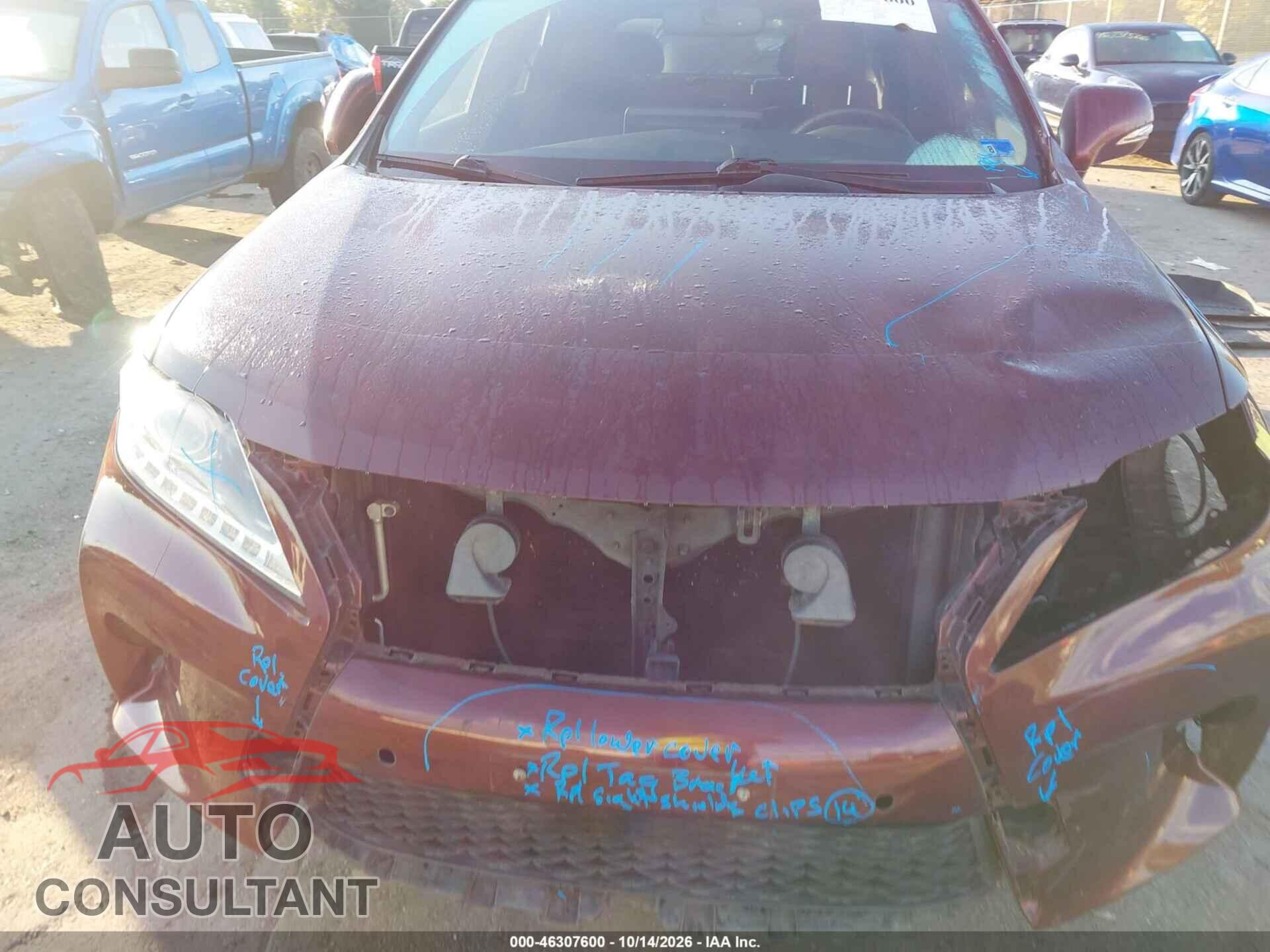 LEXUS RX 350 2013 - 2T2BK1BAXDC194476