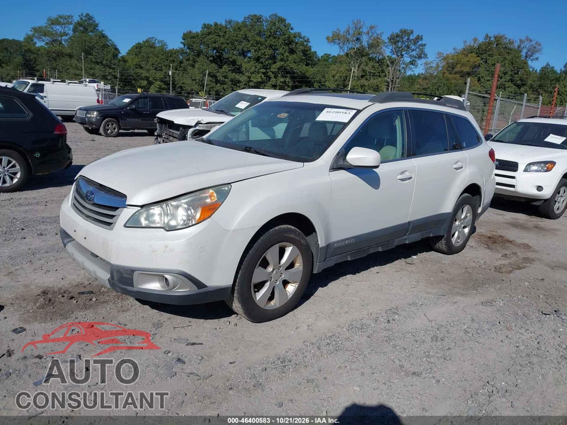 SUBARU OUTBACK 2011 - 4S4BRBKC8B3380736