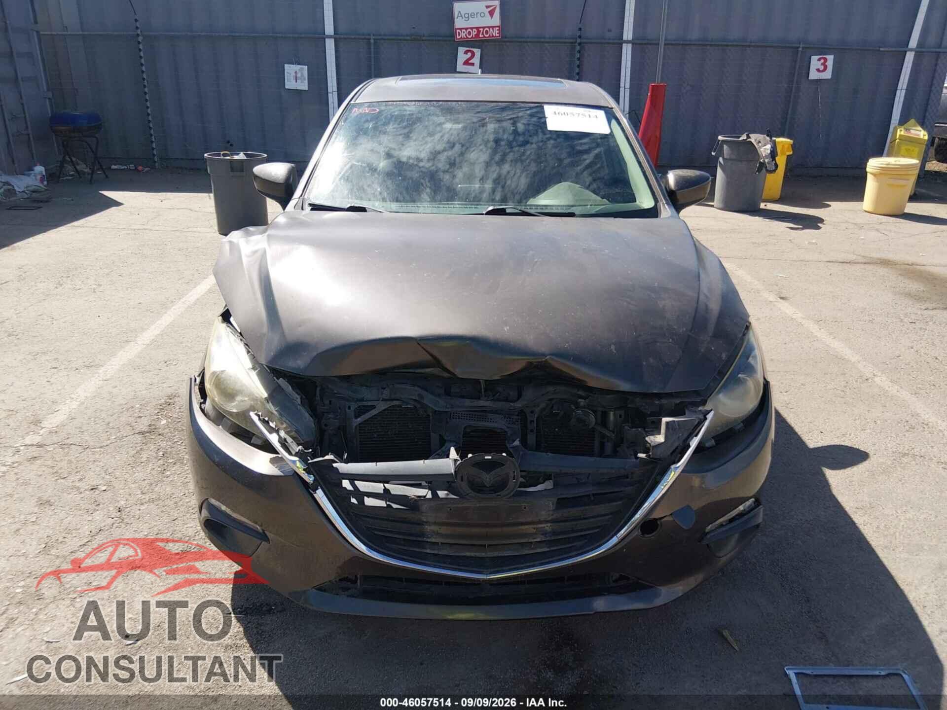 MAZDA MAZDA3 2014 - JM1BM1M71E1208609